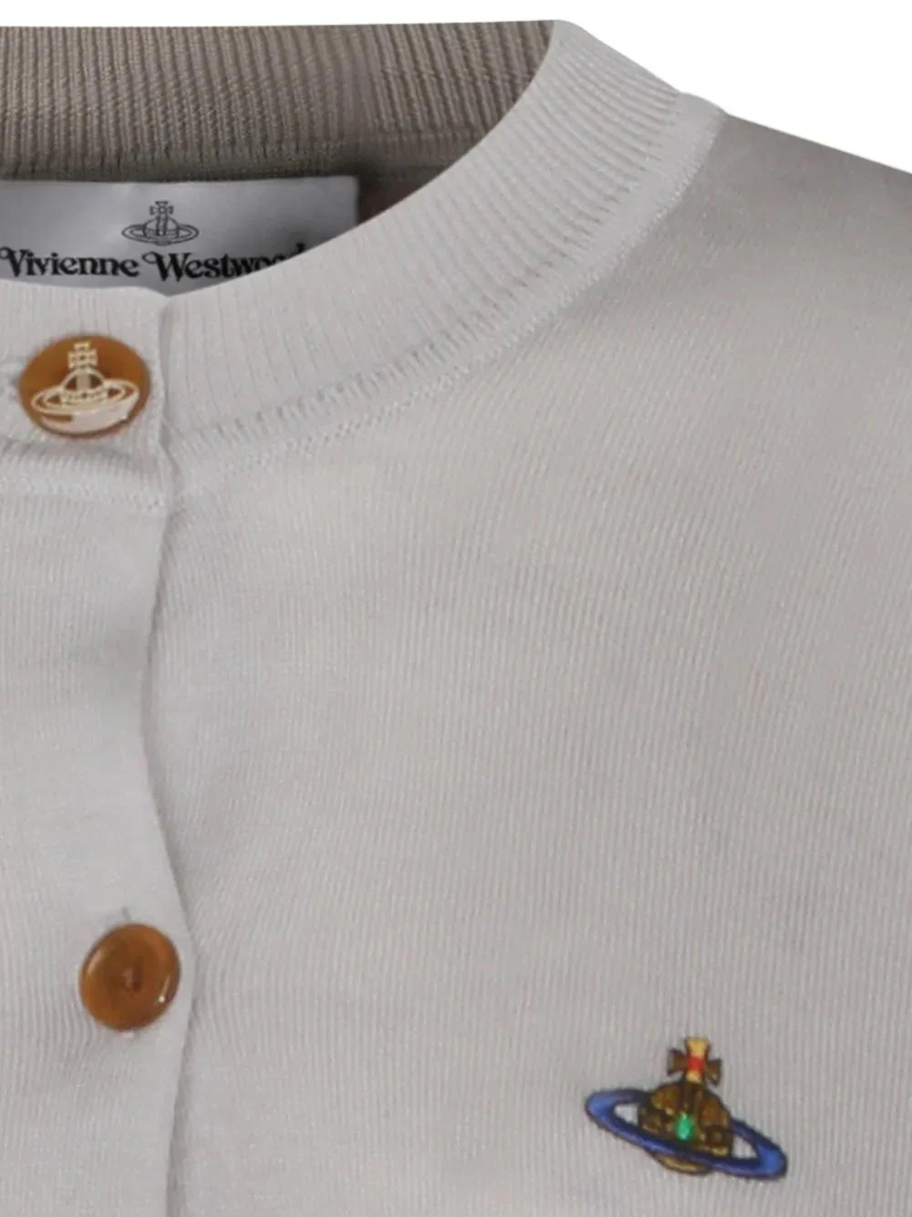 VIVIENNE WESTWOOD Logo-detail Buttoned Cardigan - Image 6
