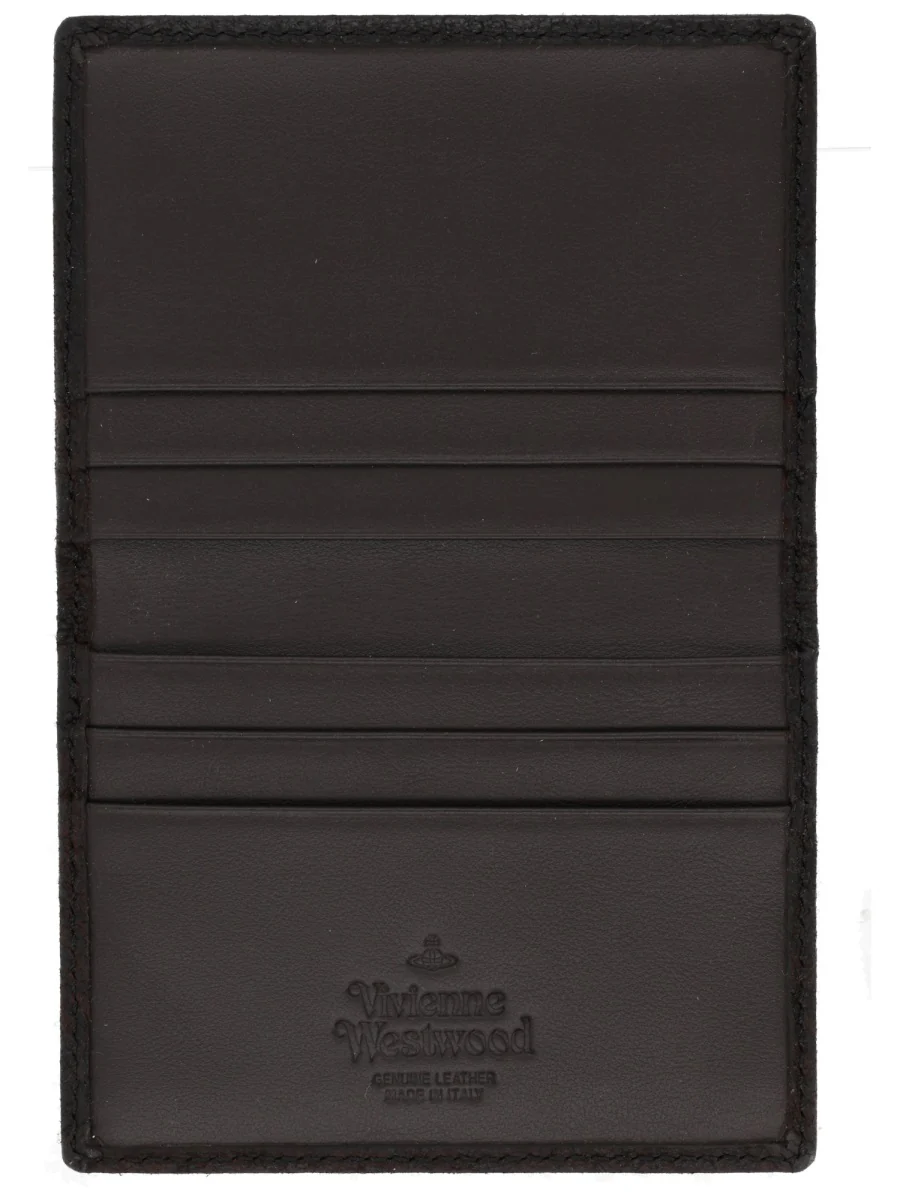 VIVIENNE WESTWOOD Logo Leather Cardholder - Image 3