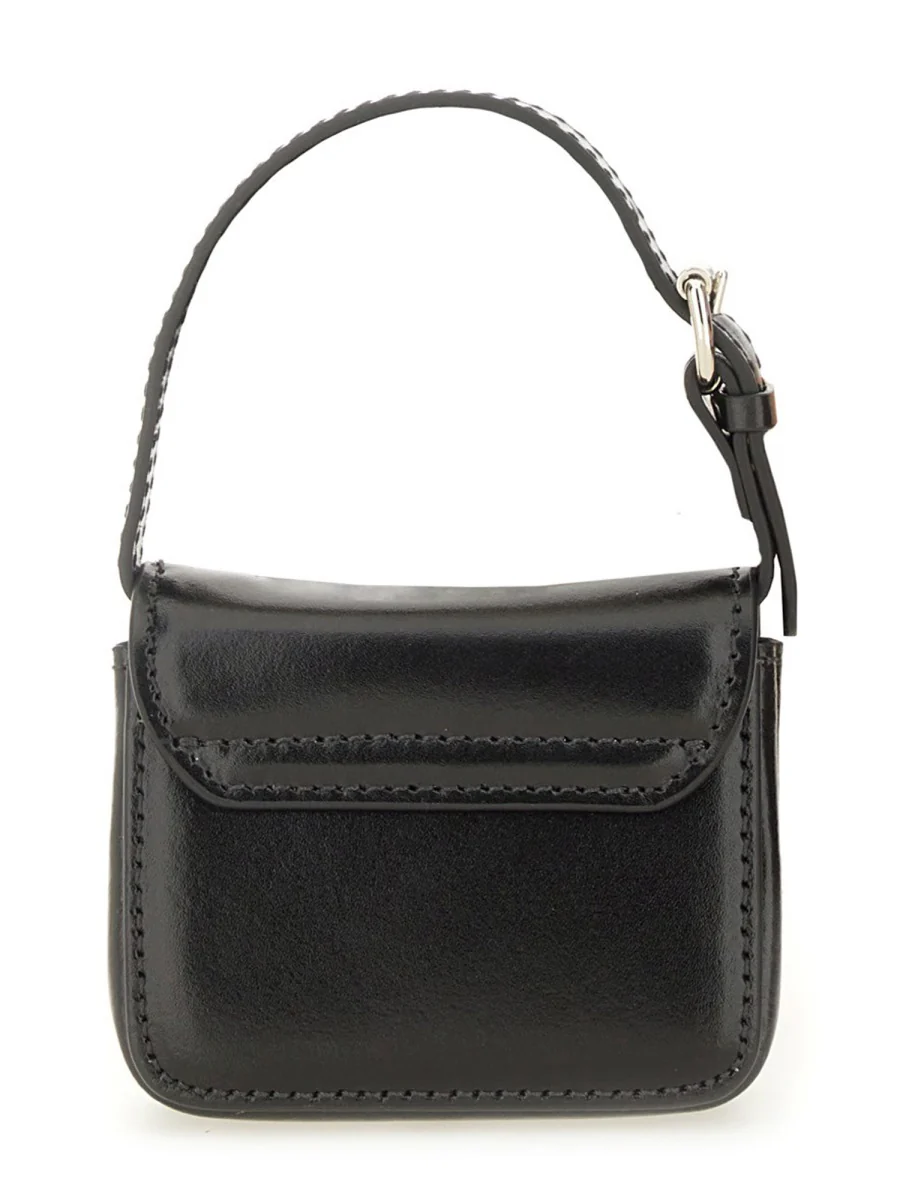 VIVIENNE WESTWOOD Mini Linda Handbag in Smooth-grain Leather - Image 3