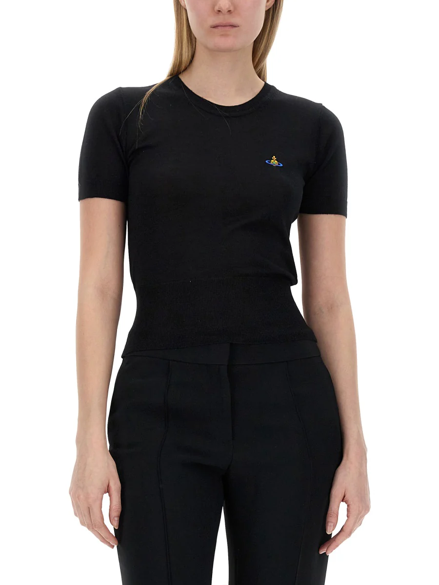 VIVIENNE WESTWOOD Mini Wool and Silk Blend Sweater - Image 5
