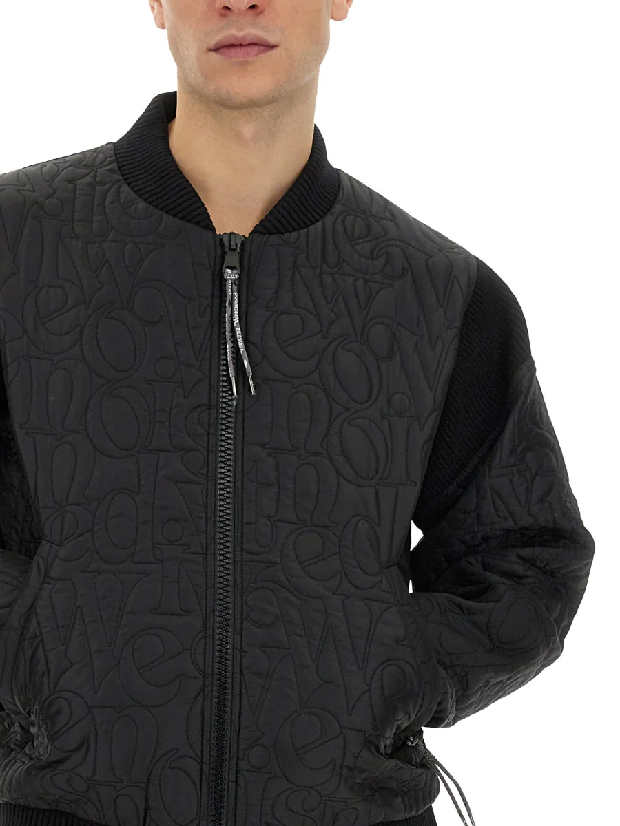 VIVIENNE WESTWOOD Nylon Bomber Casual Jacket - Image 4