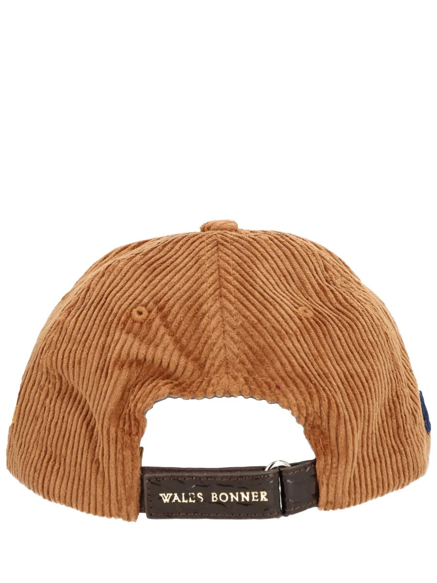 WALES BONNER Grace Corduroy Cap - Image 2