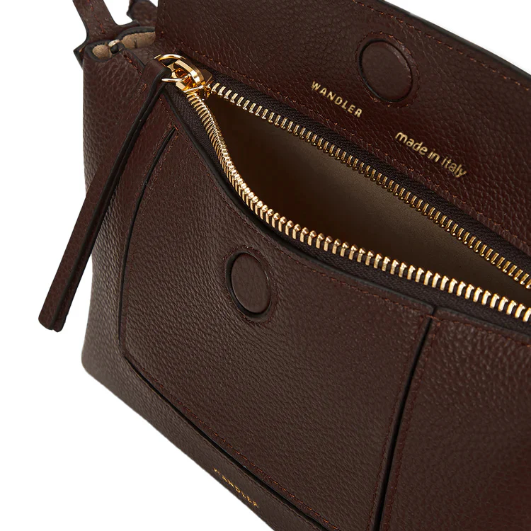 Wandler Adjustable Mini Leather Handbag with Magnetic Closure - Image 3