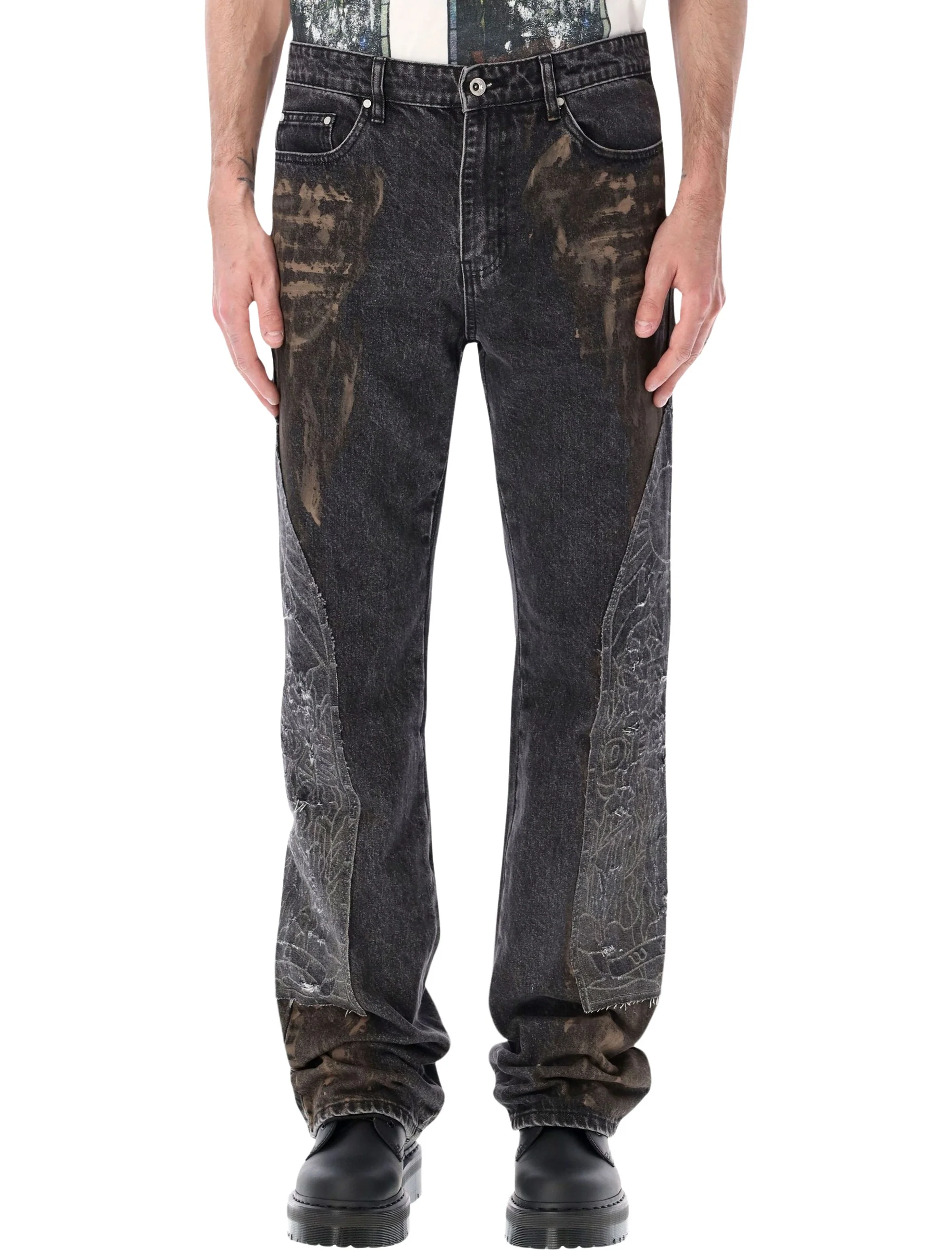 Who Decides War Unisex Distressed Jeans - Mini Fit