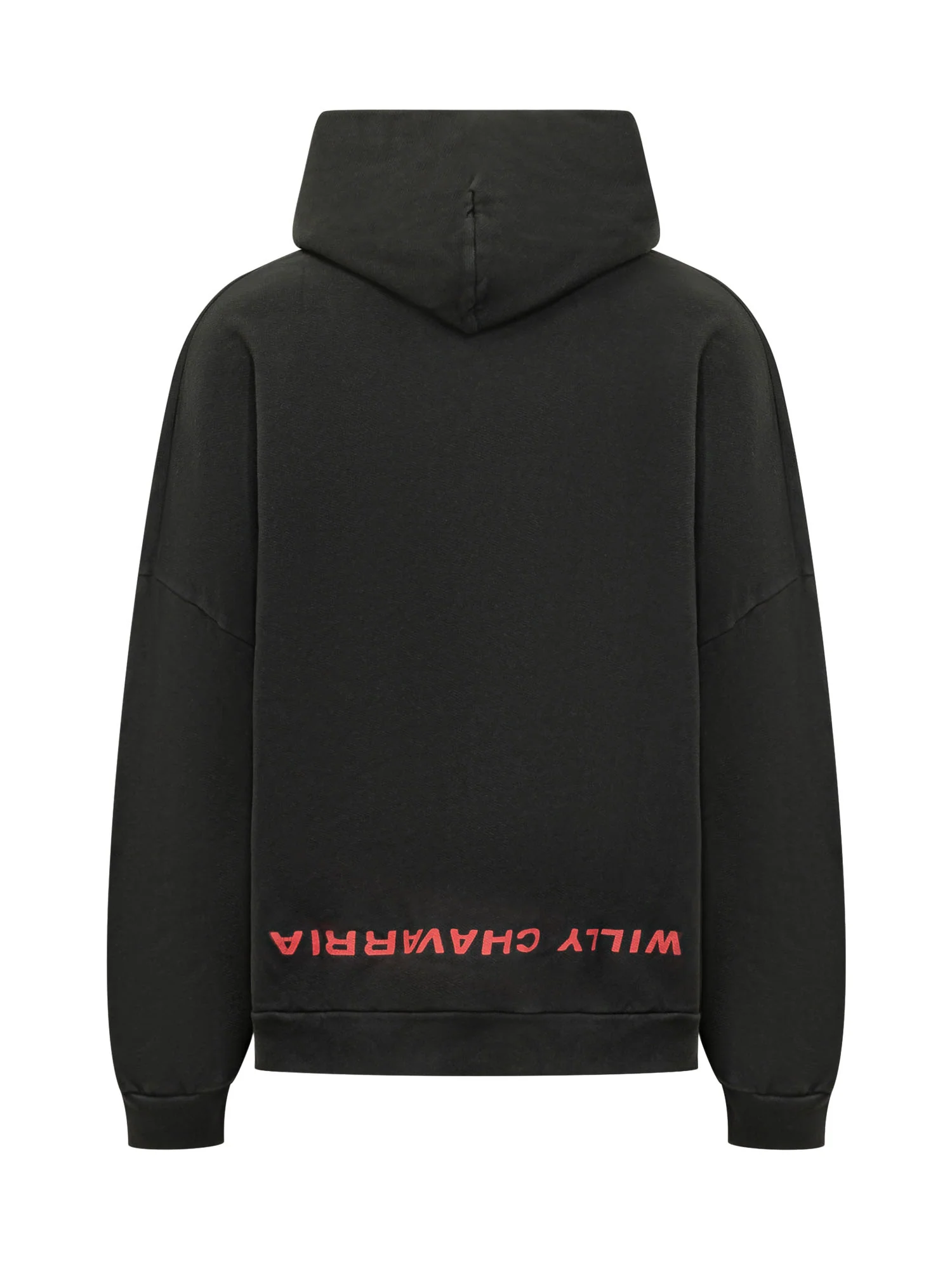 Willy Chavarria Mini Sweatshirt with Hood and Print - Image 2
