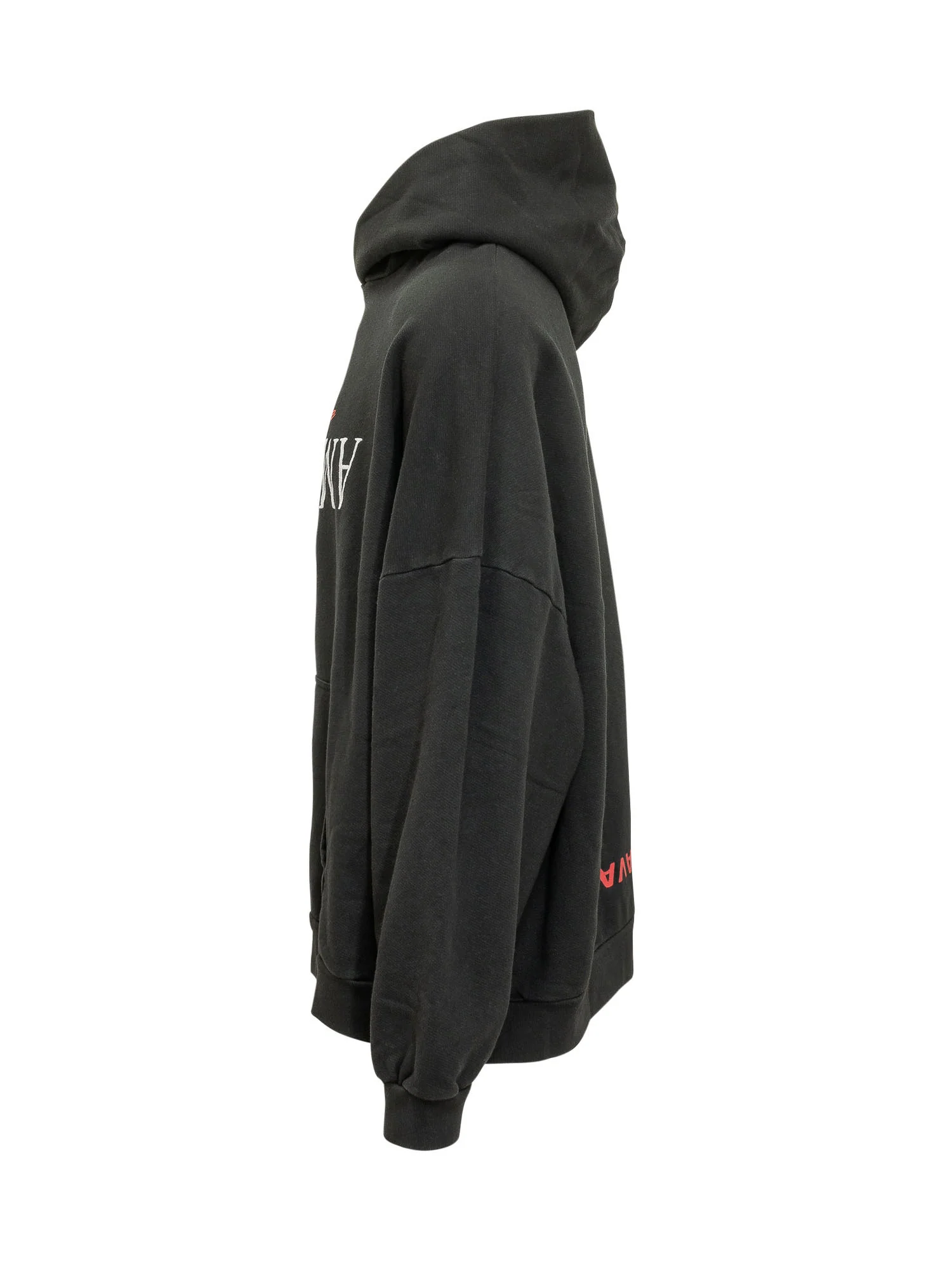 Willy Chavarria Mini Sweatshirt with Hood and Print - Image 3