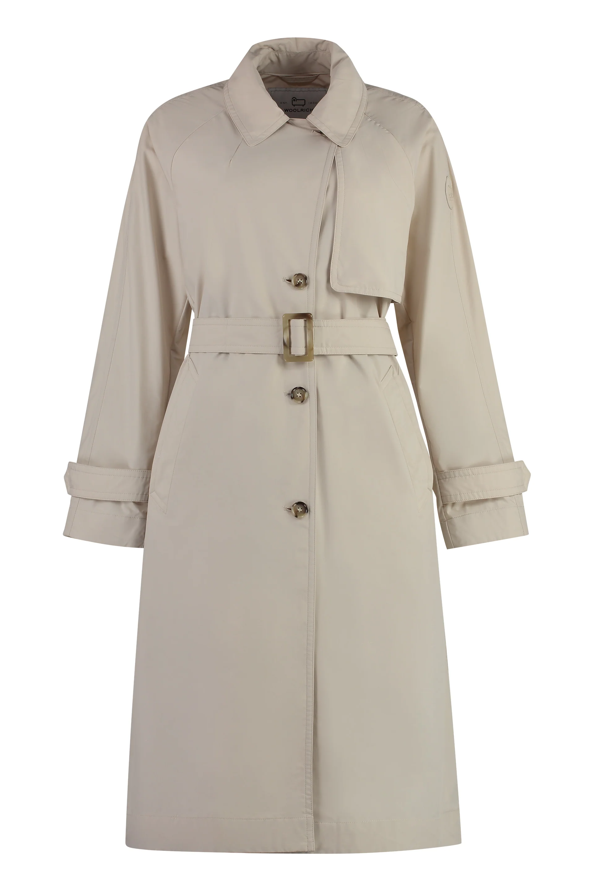 WOOLRICH Logo-patch Trench Coat