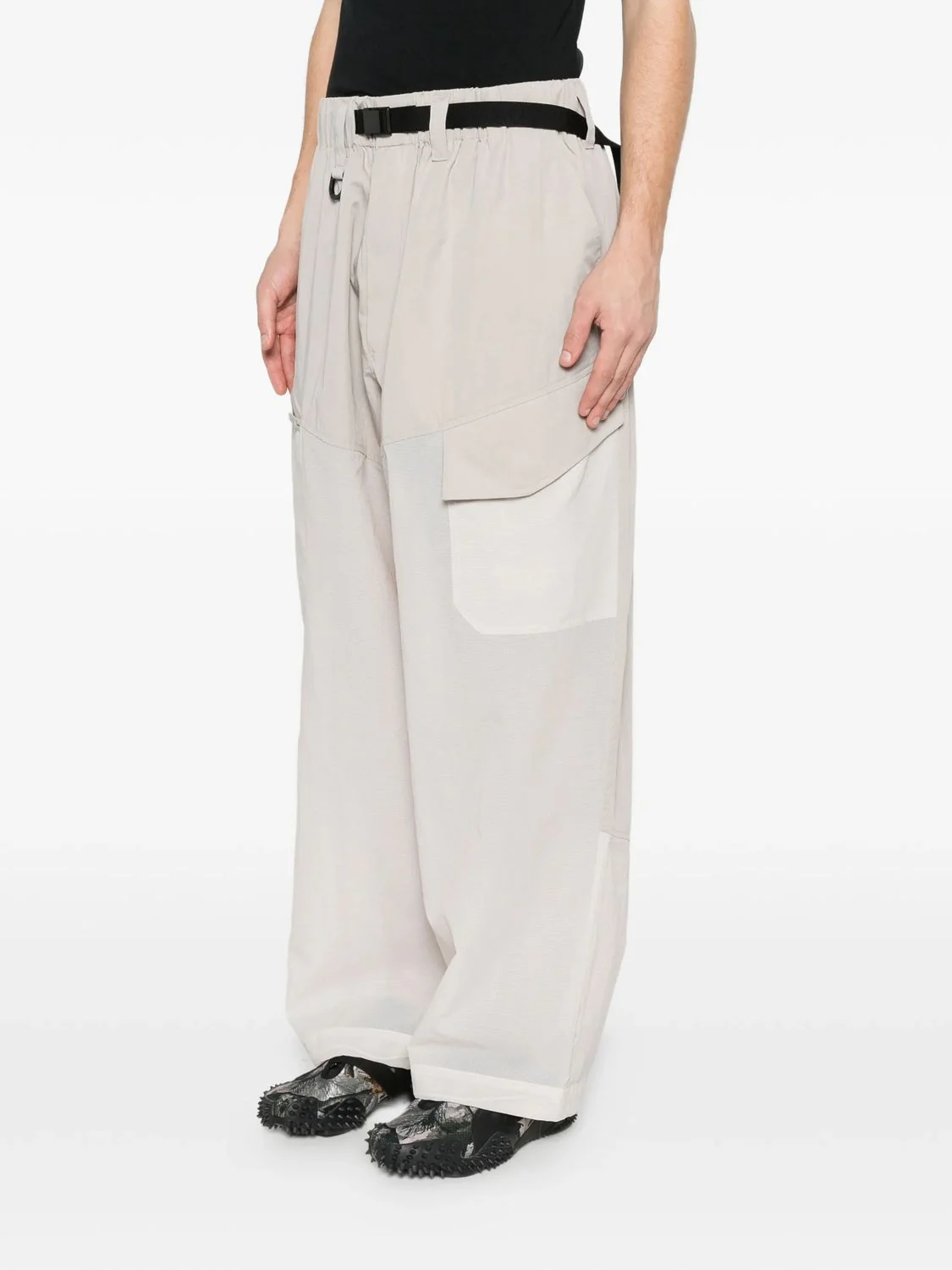 Y-3 Lightweight Utility Striped Pants for Men - Image 4