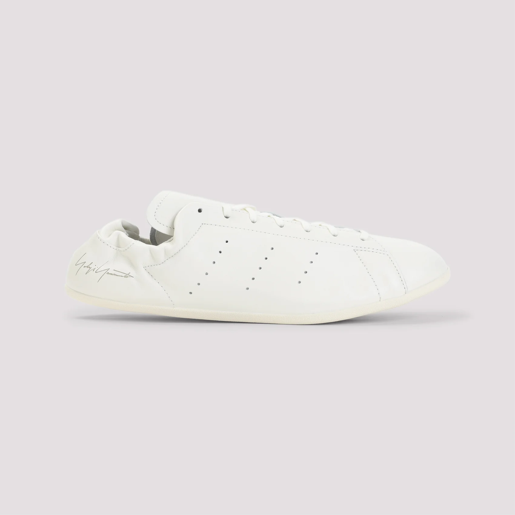 Y-3 Low Profile Leather Sneakers for Men - Image 3