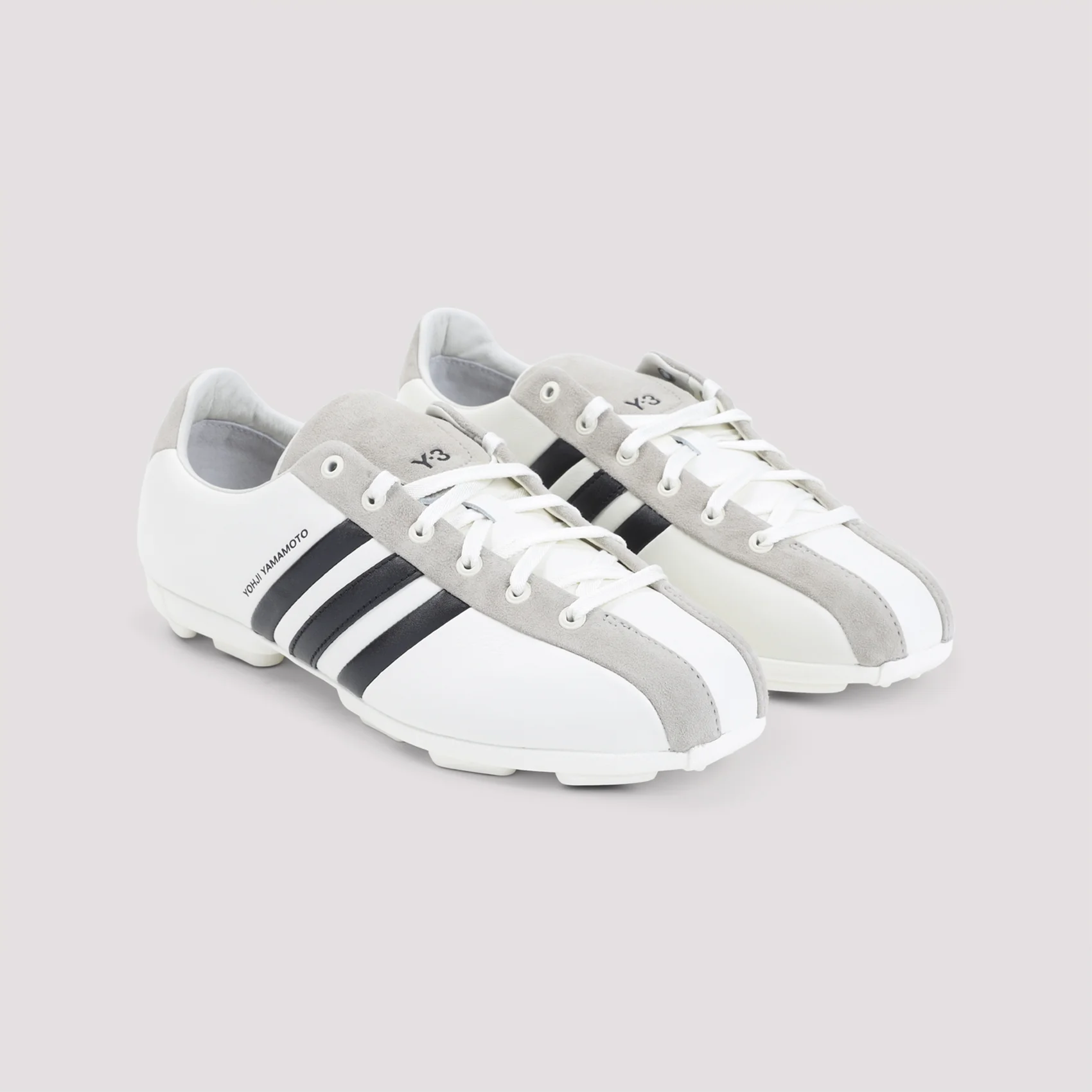 Y-3 Men's Leather Sneakers - Image 5