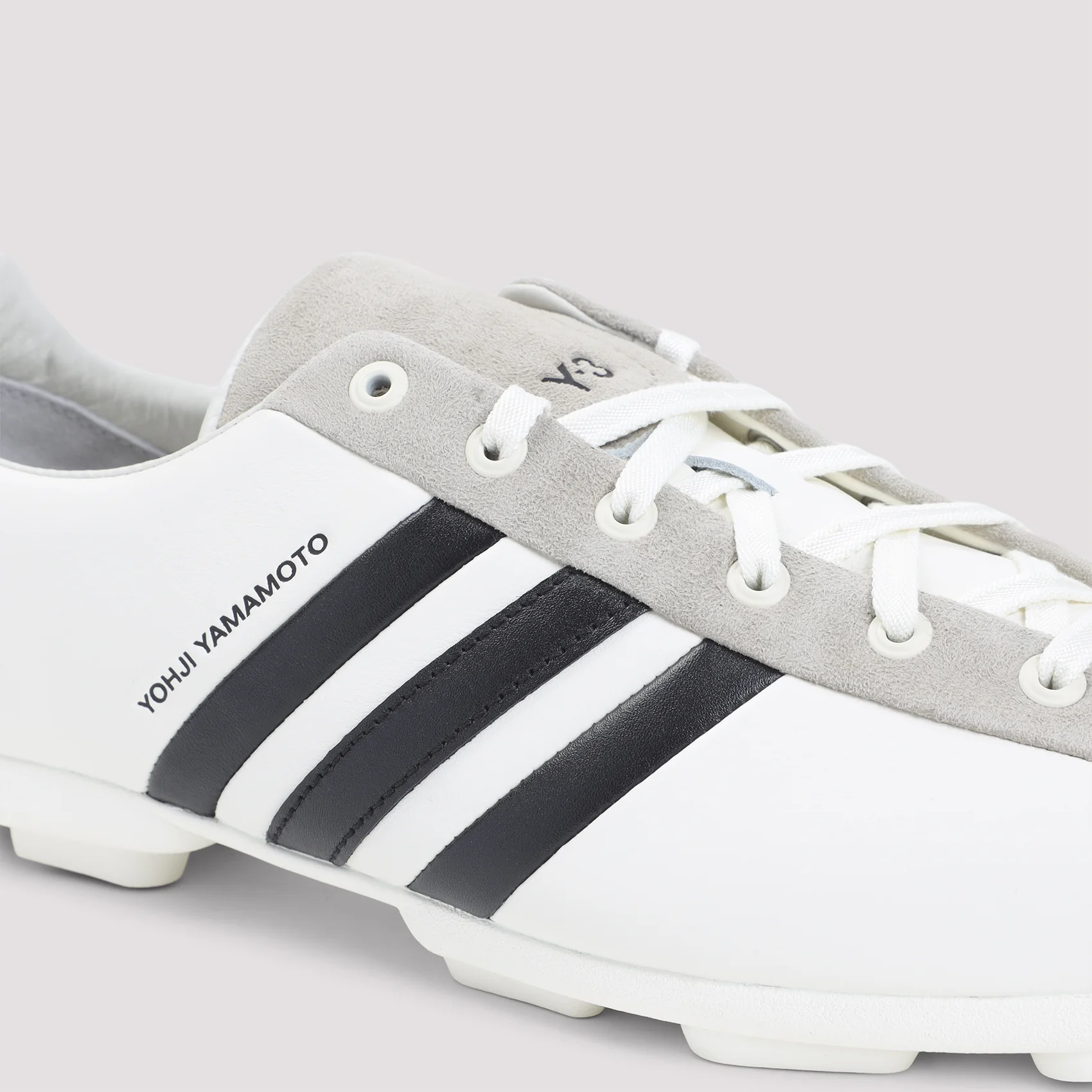 Y-3 Men's Leather Sneakers - Image 6
