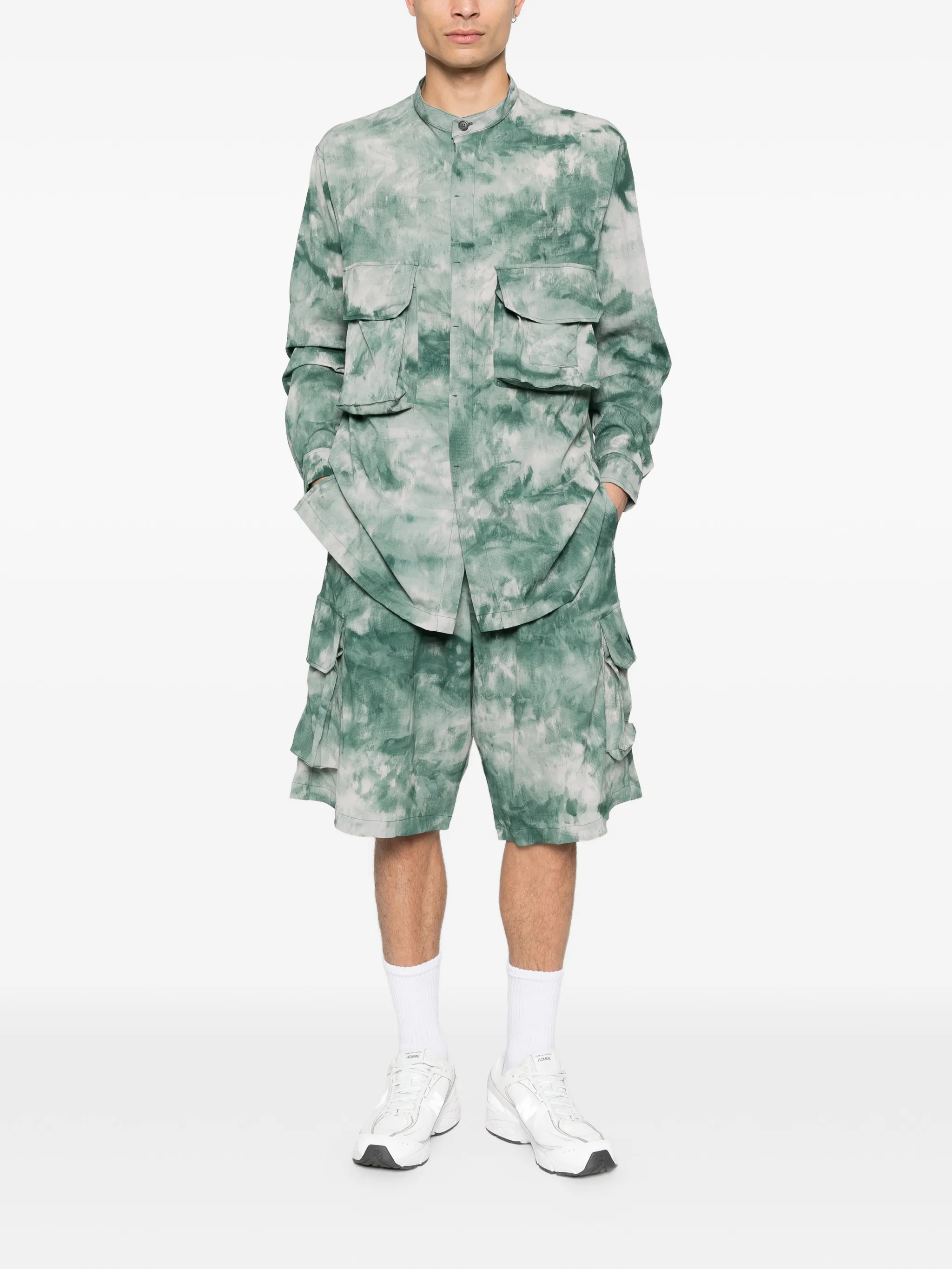 Y-3 Multi-Colored Overshirt for Men - SS26 - Image 3