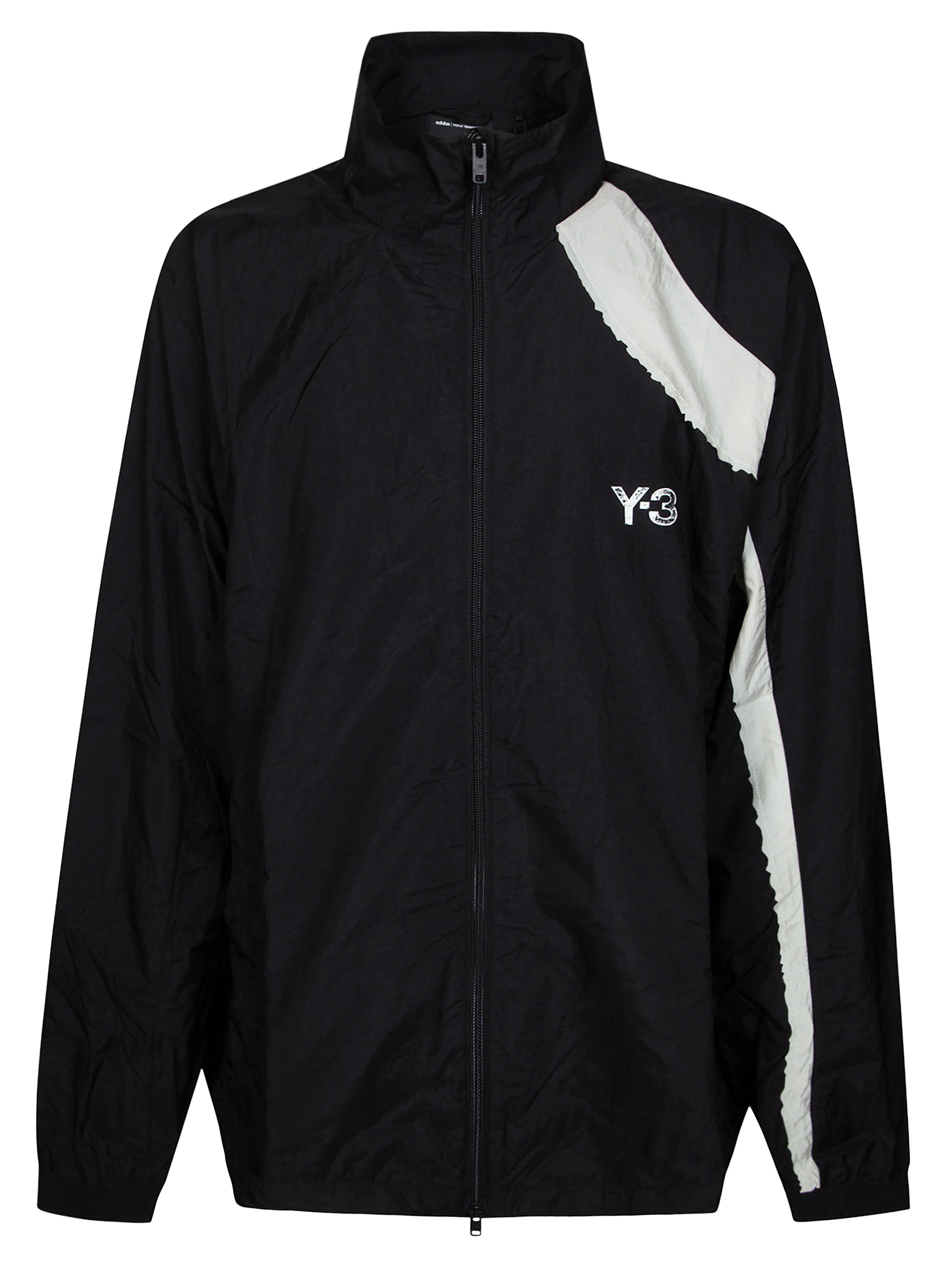 Y-3 RAW EDGE 3 STRIPES NYLON SHELL JACKET