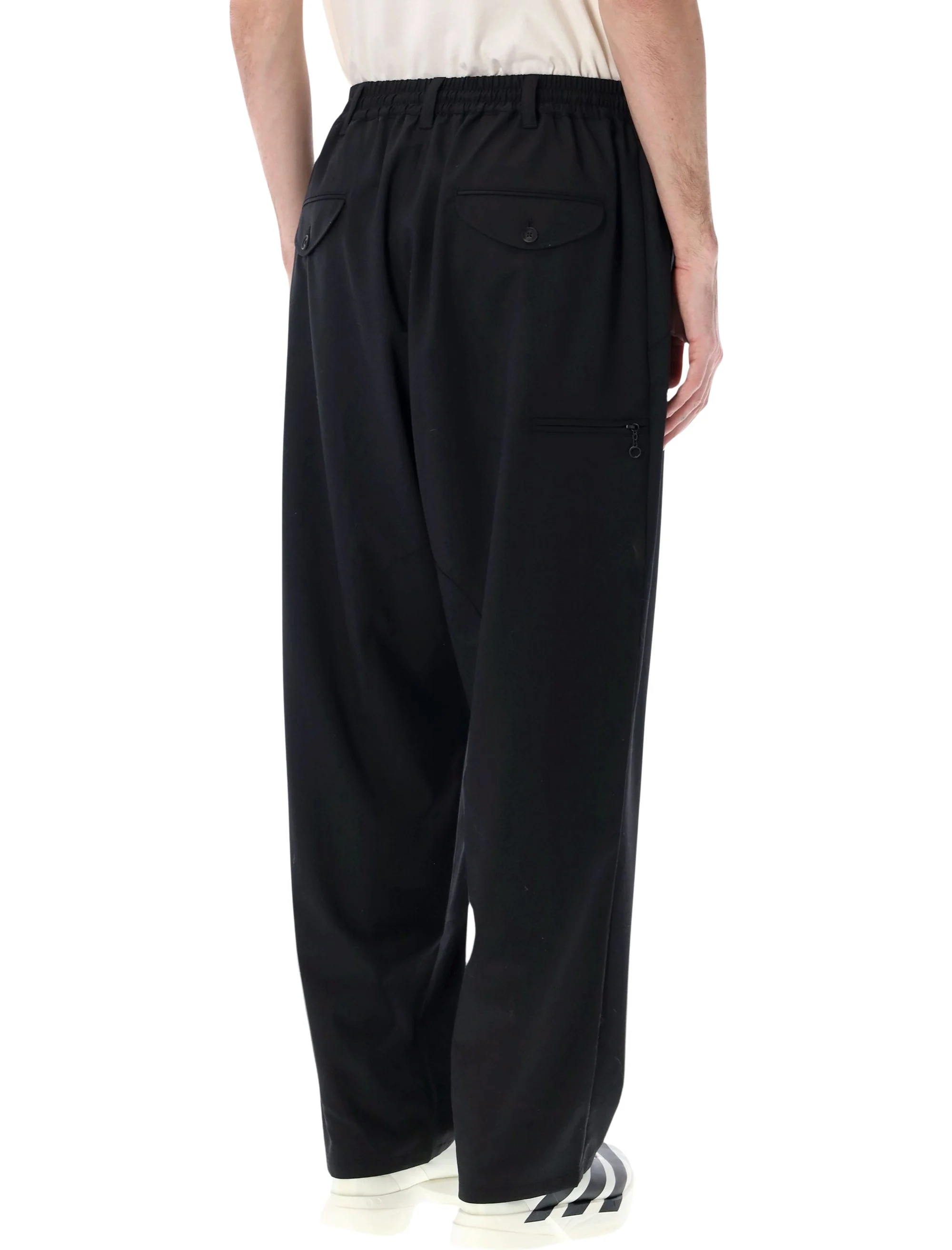 Y-3 REFINED WOOL TRACK PANTS - Image 2