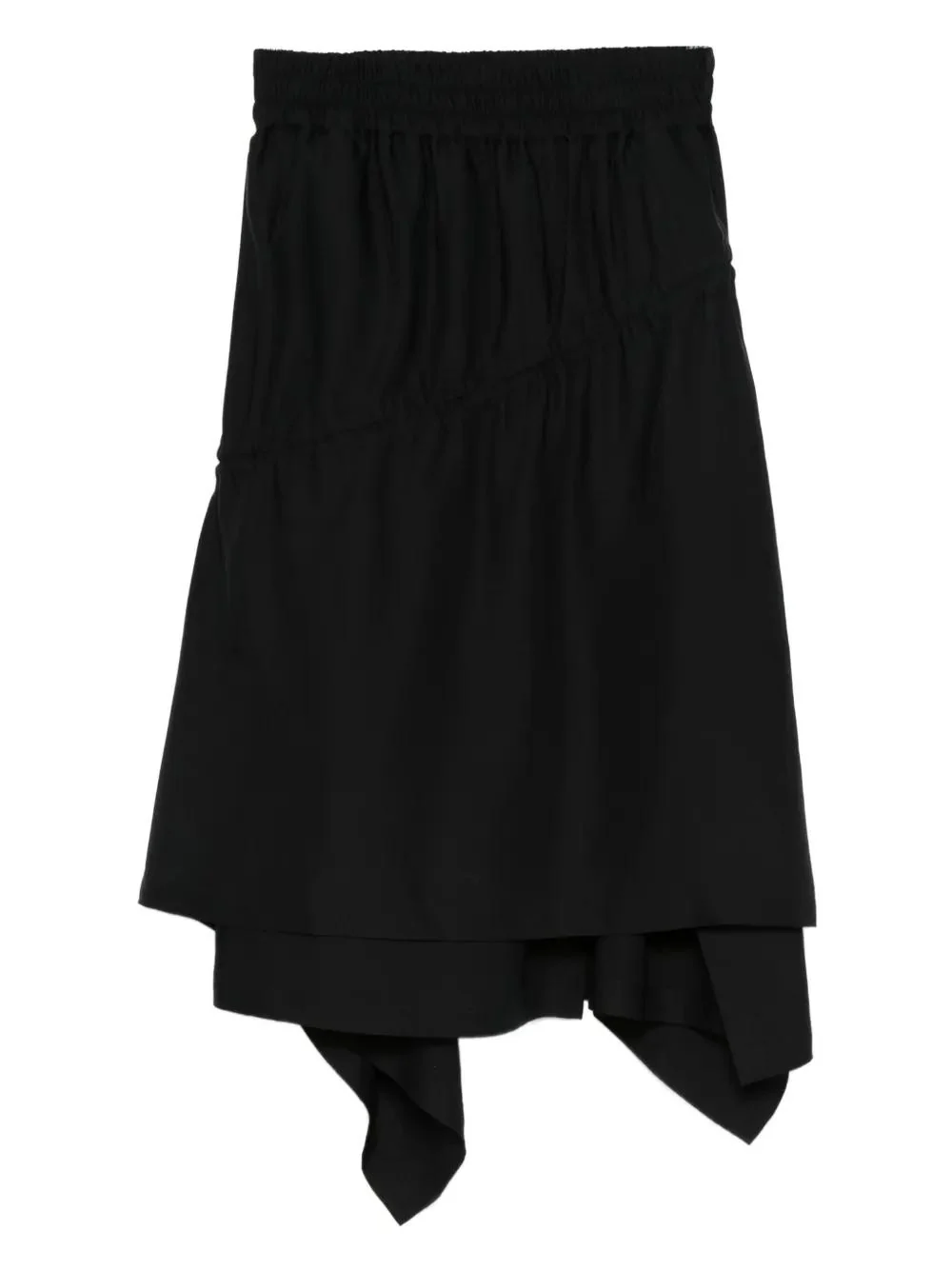 Y-3 Twill Asymmetrical Midi Skirt
