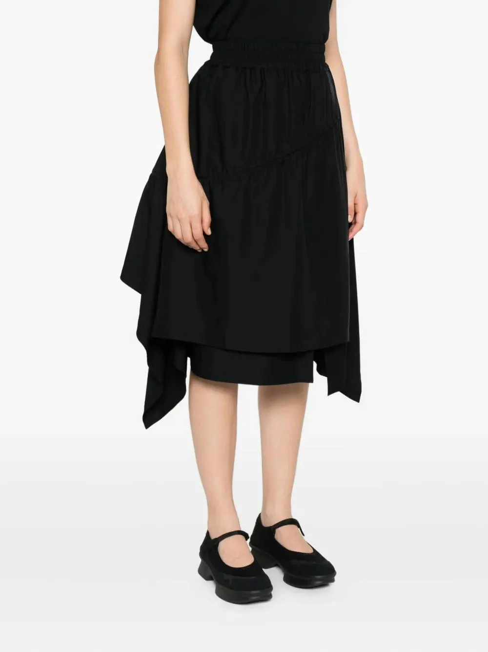 Y-3 Twill Asymmetrical Midi Skirt - Image 3