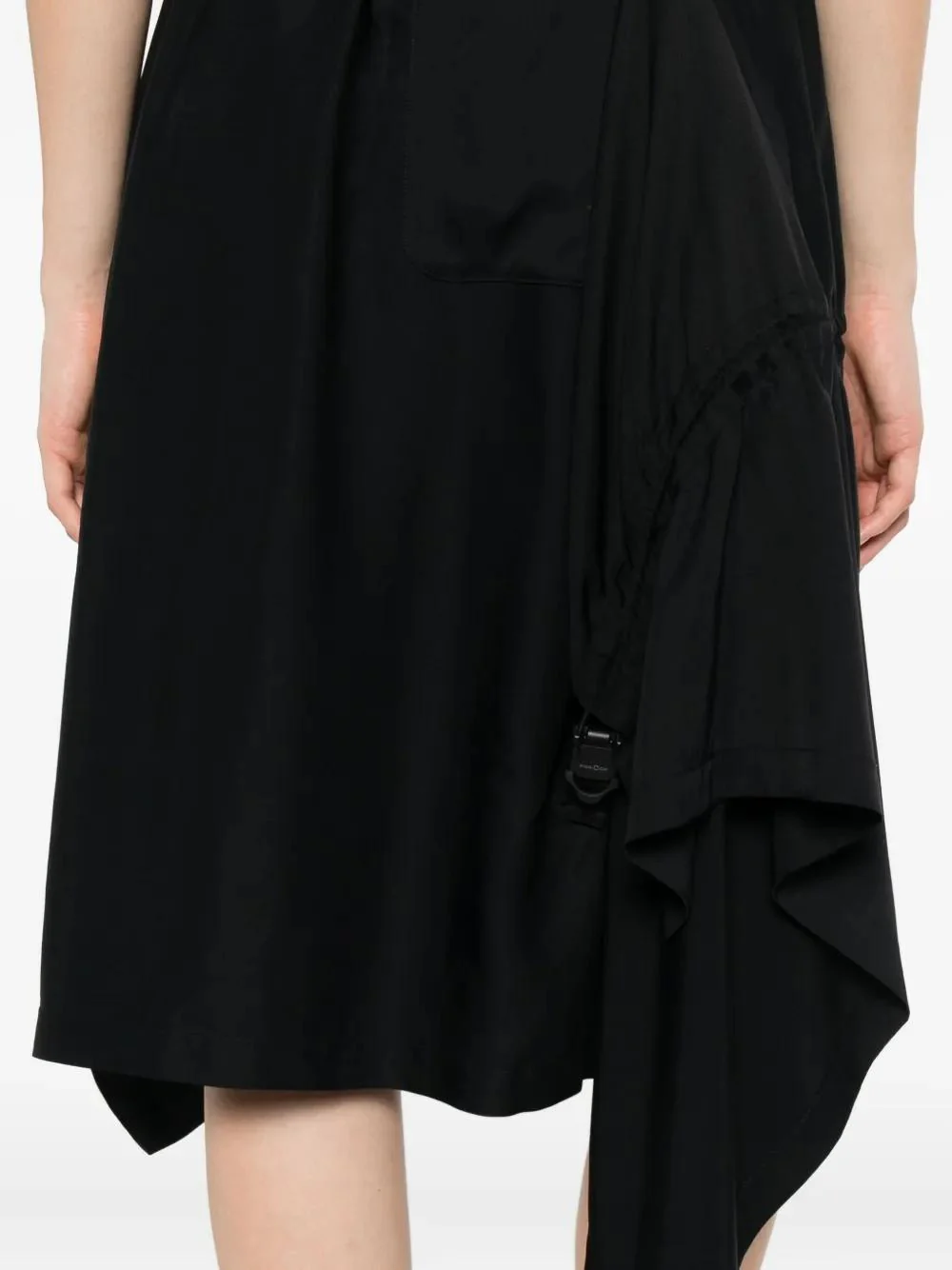 Y-3 Twill Asymmetrical Midi Skirt - Image 5