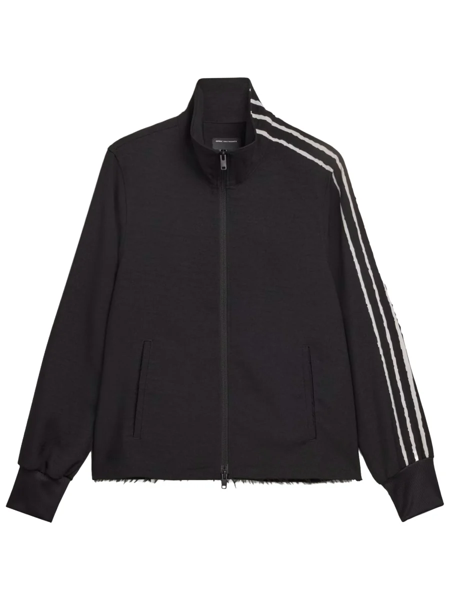 Y-3 Y - 3 Sport Uniform Raw Cut 3 Stripes Track Top - Image 2