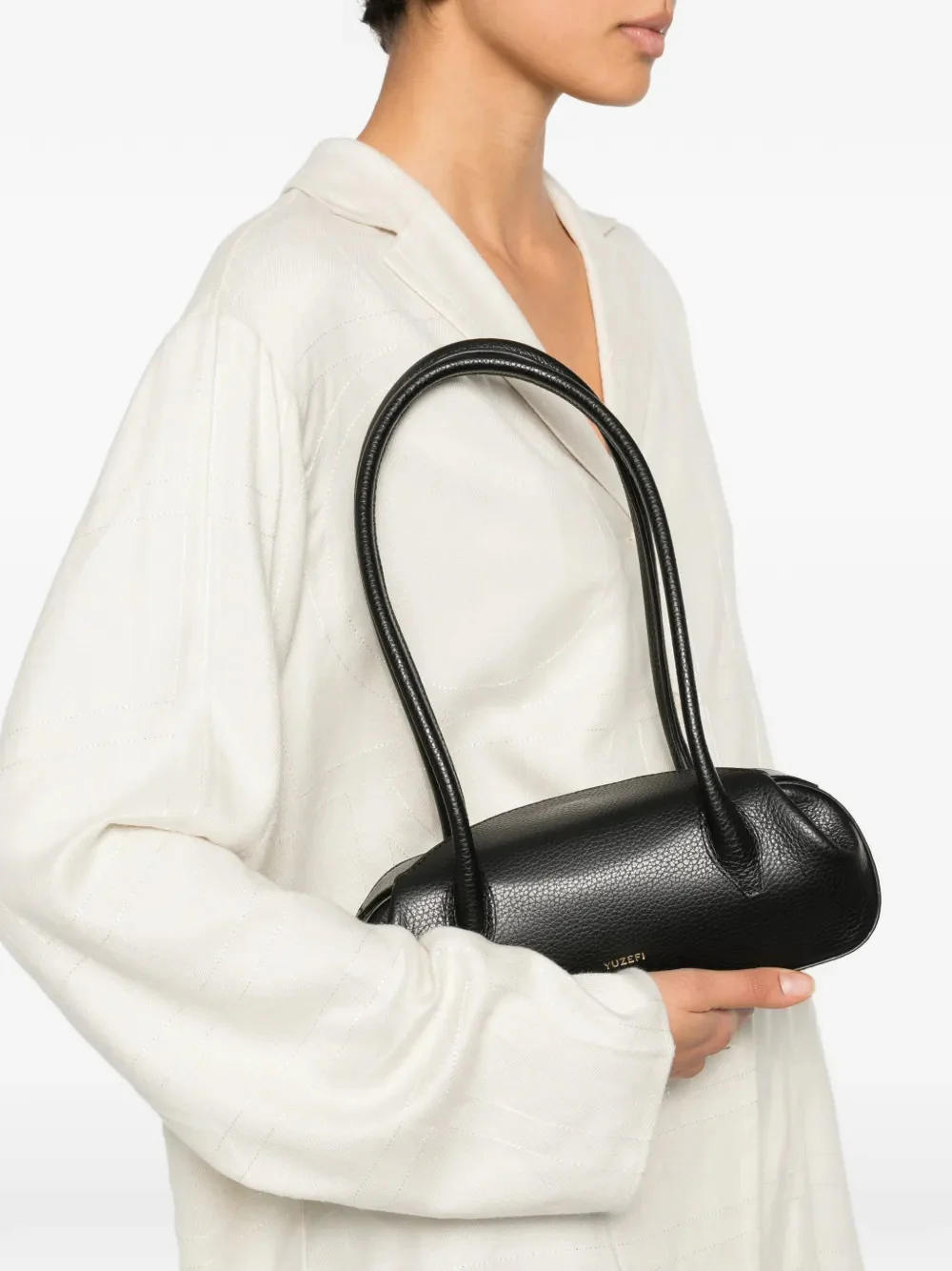Yuzefi Mini Leather Bag with Magnetic Closure - Height 12 cm, Width 26 cm - Image 2