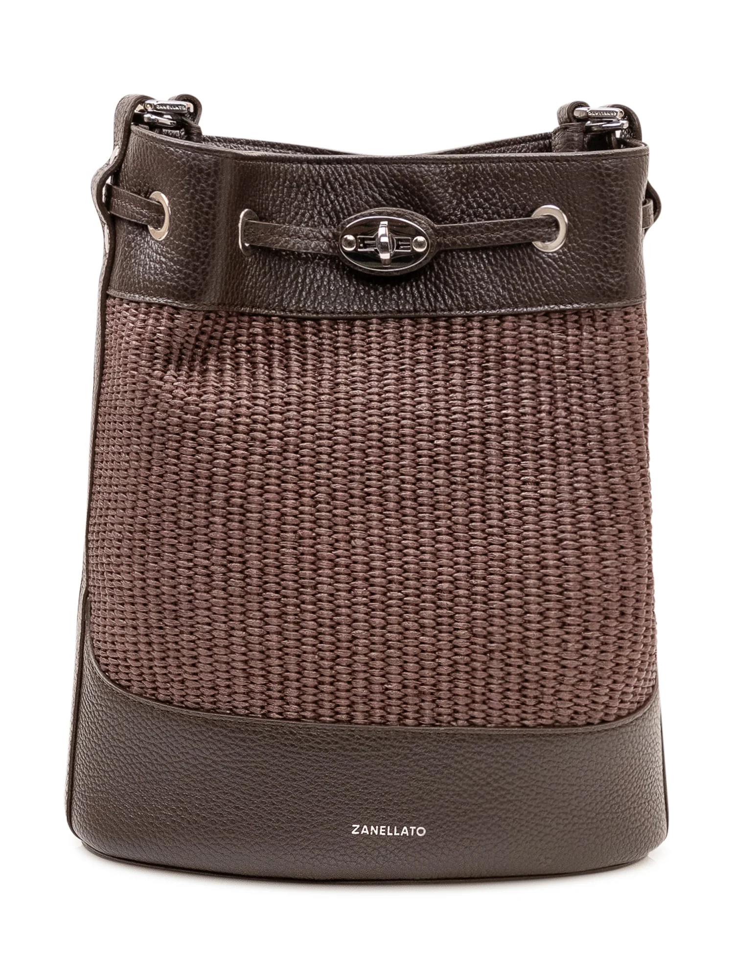 Zanellato Bucket Bag with Woven Detailing - Mini Size