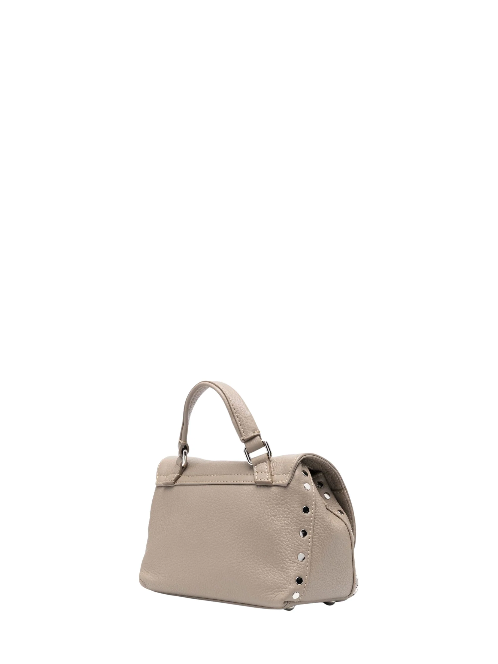 Zanellato Grained Texture Mini Shoulder Bag with Foldover Top - Image 2