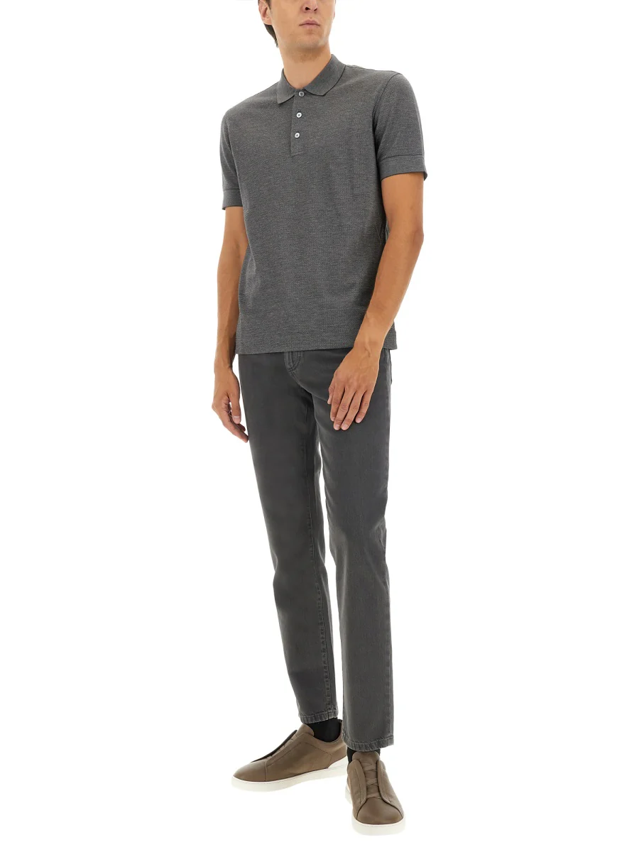 ZEGNA Buttoned Polo Shirt - Image 6