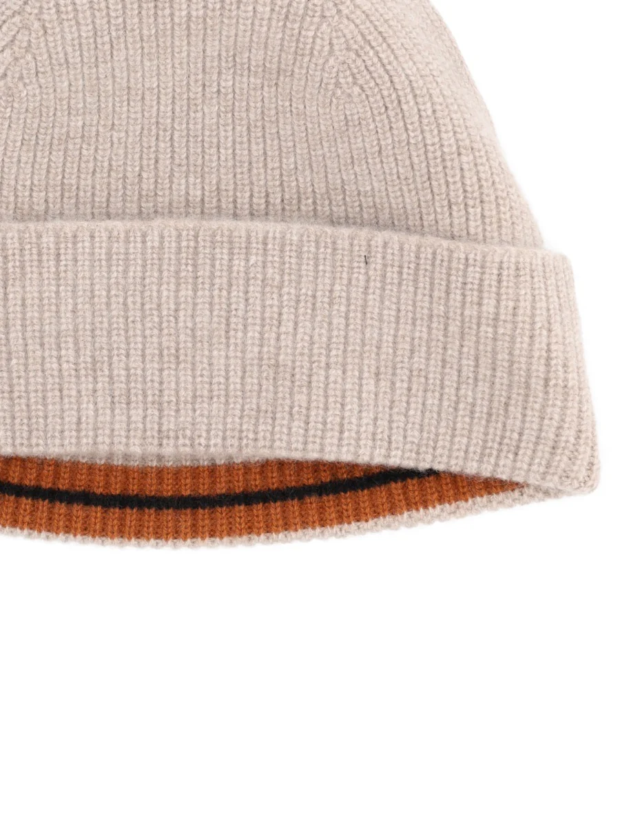 Zegna Cashmere Knit Beanie for Men - Image 6