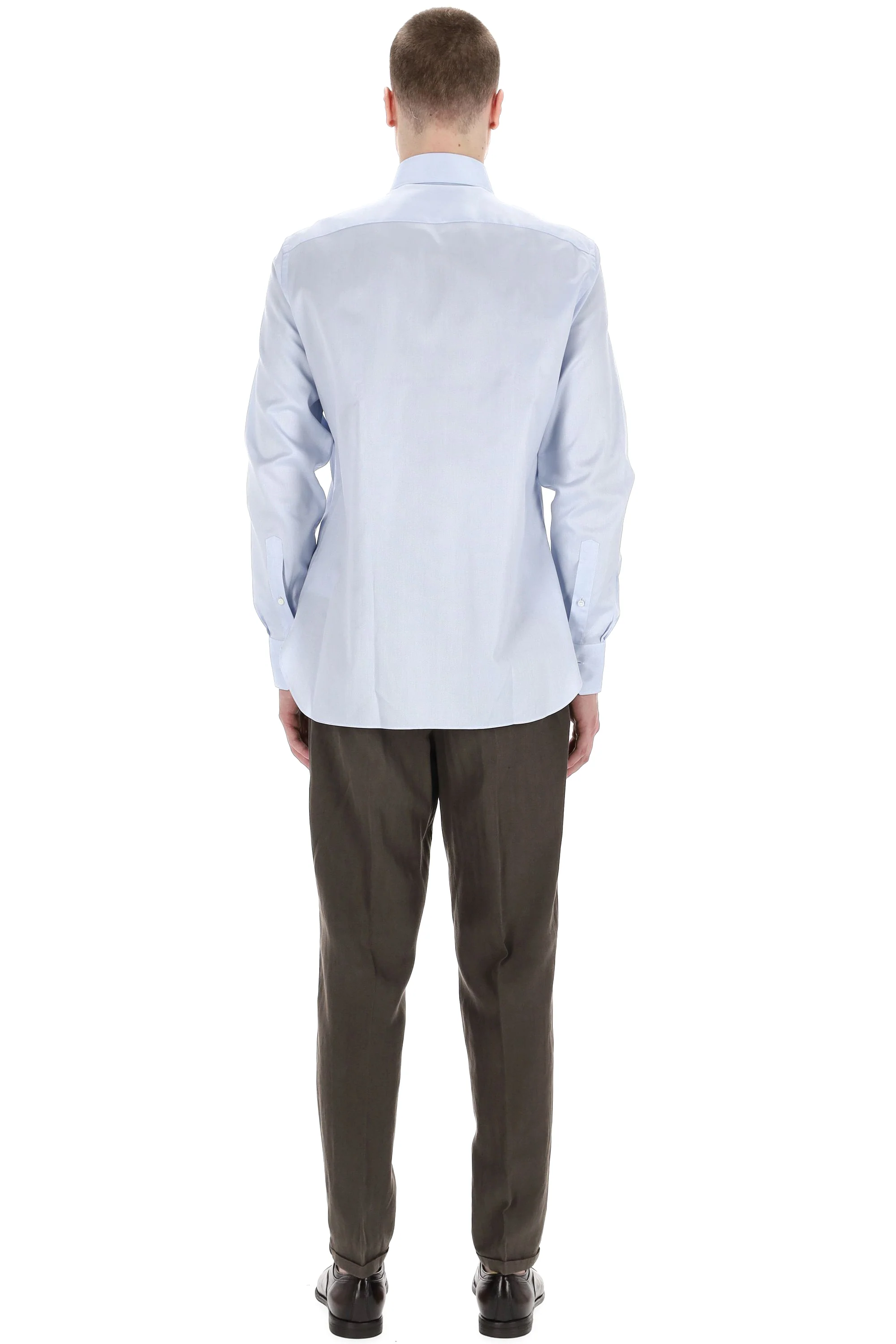 Zegna Clear Blue Mini Shirt for Men - Image 3