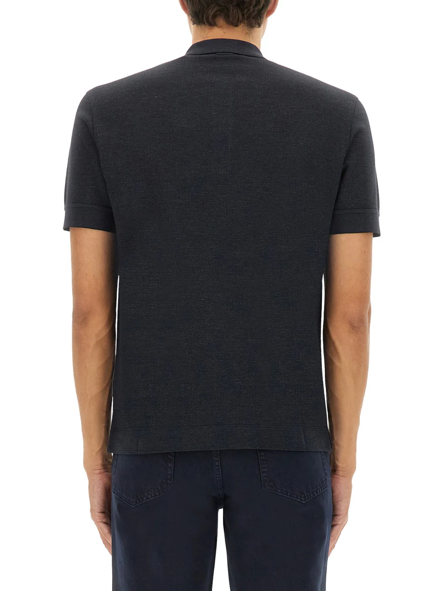 ZEGNA Cotton Blend Polo Shirt - Image 7