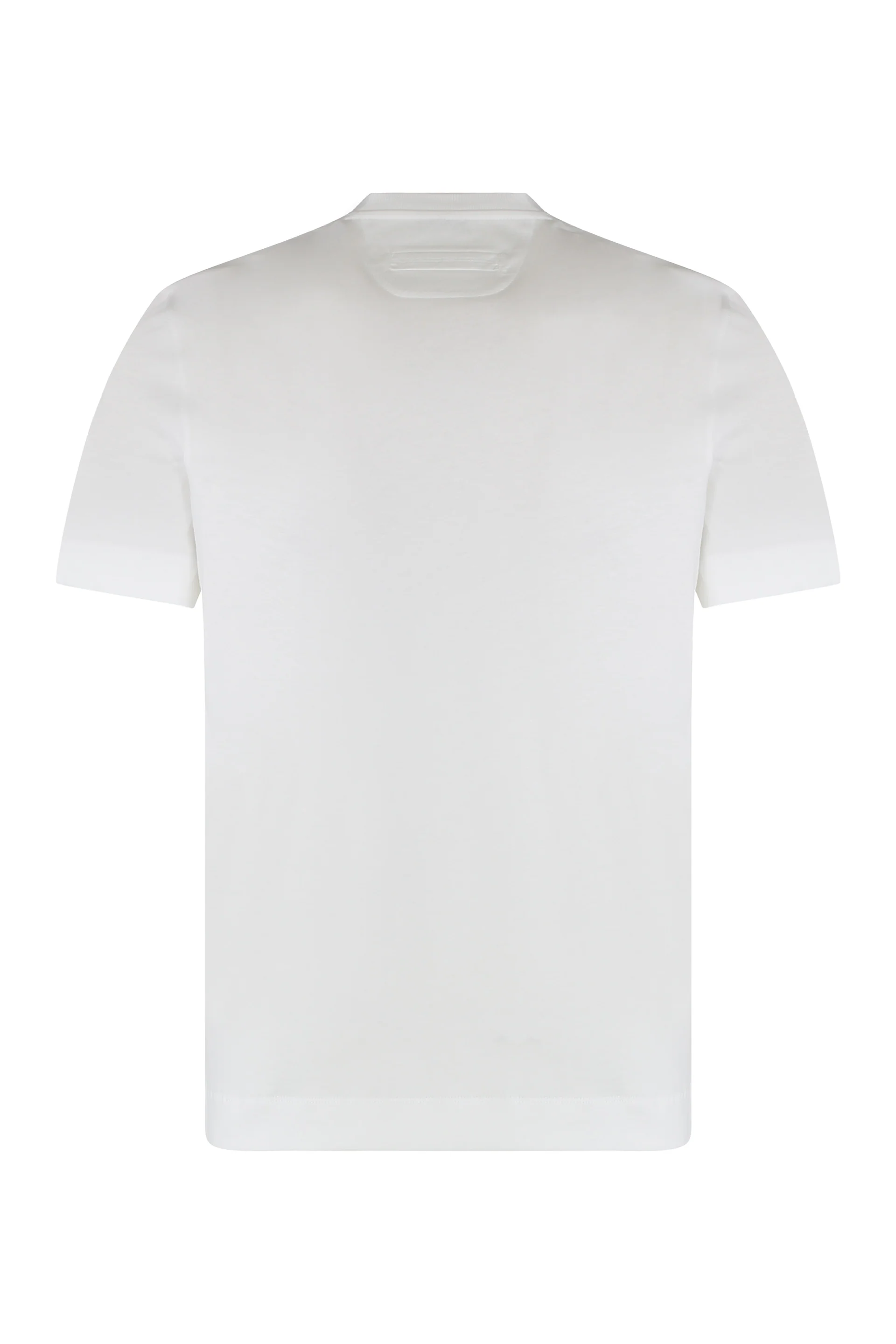 Zegna Cotton Crew Neck T-shirt for Men - Image 2