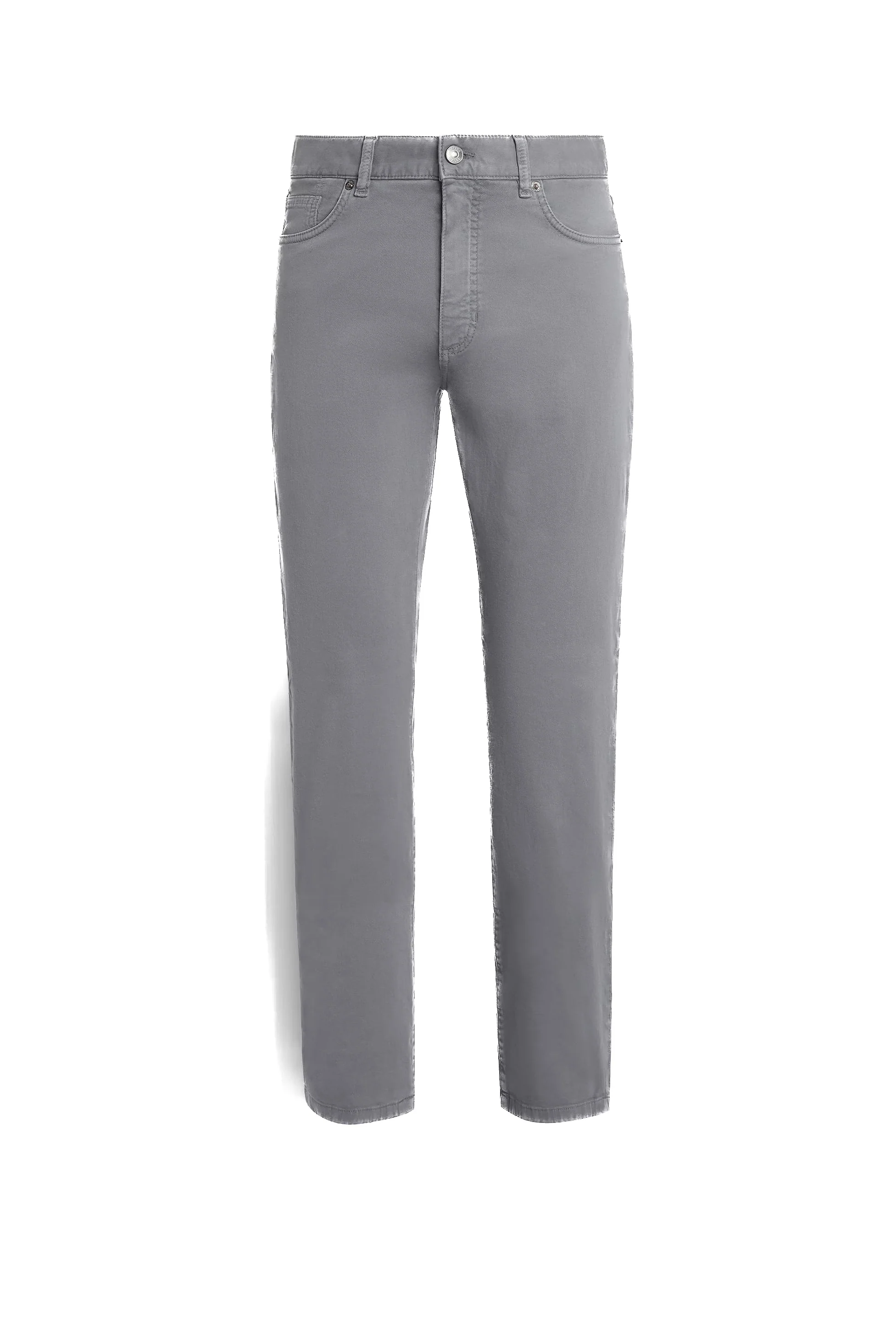 Zegna Light Grey Mini Jeans for Men - FW25 Collection - Image 3