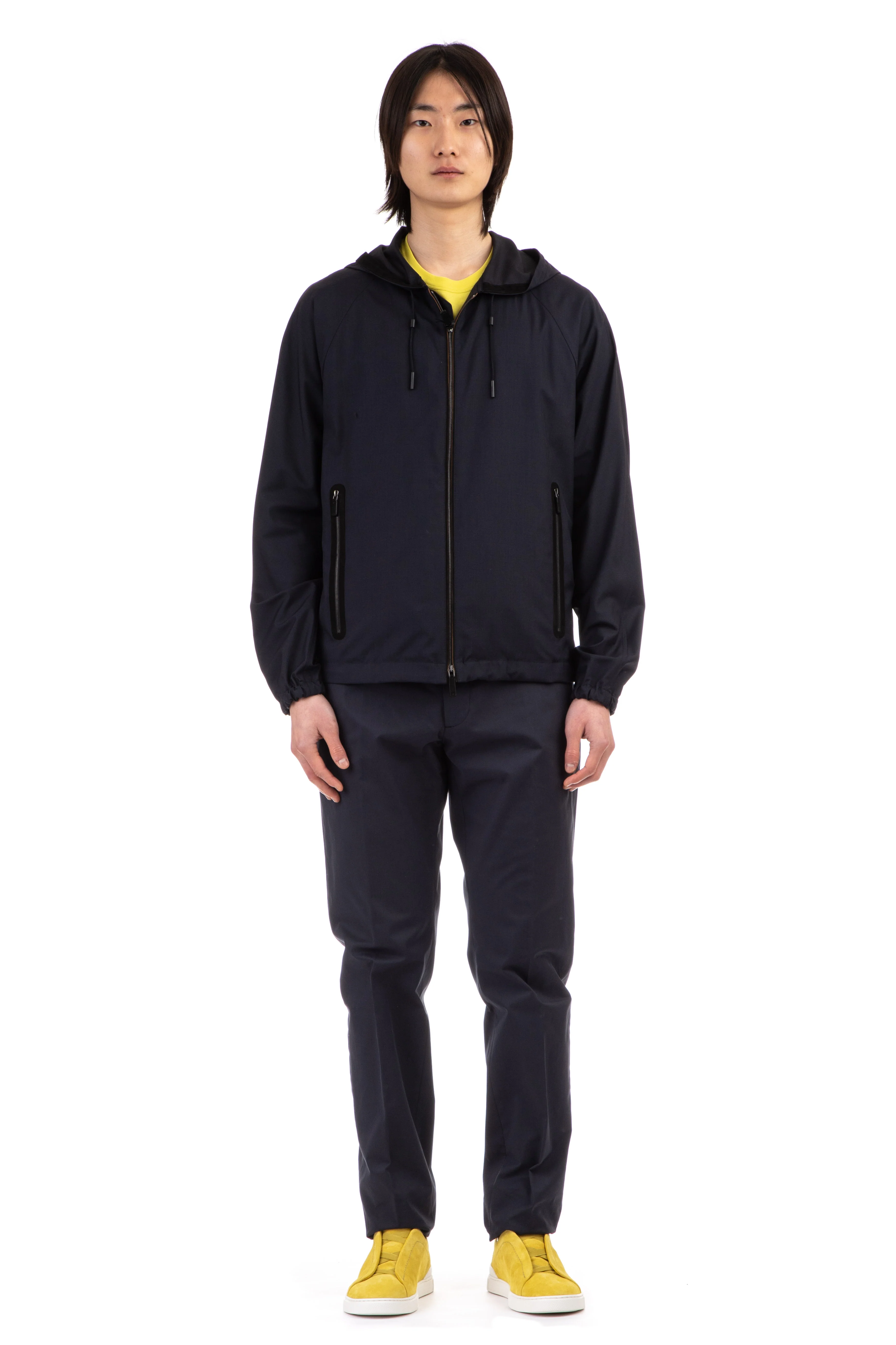 Zegna Lightweight Hooded Blouson Jacket