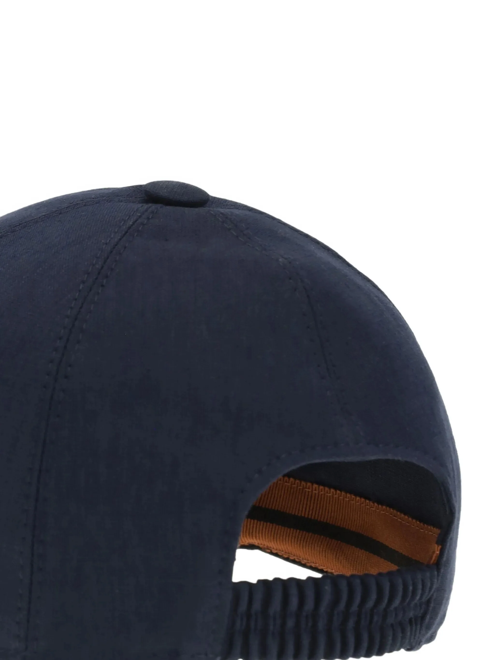 Zegna Lined Metal Logo Hat with Embroidered Brand Mark - Image 2