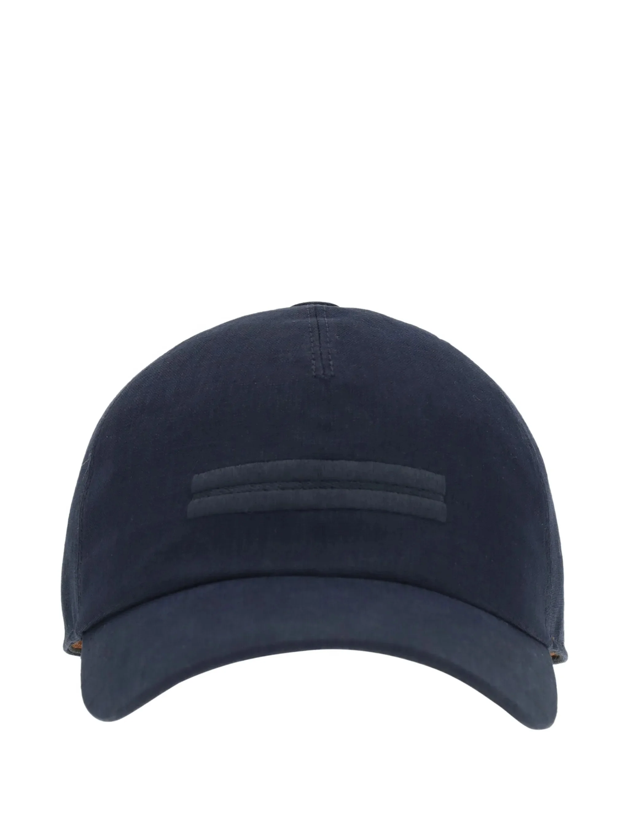 Zegna Lined Metal Logo Hat with Embroidered Brand Mark - Image 3