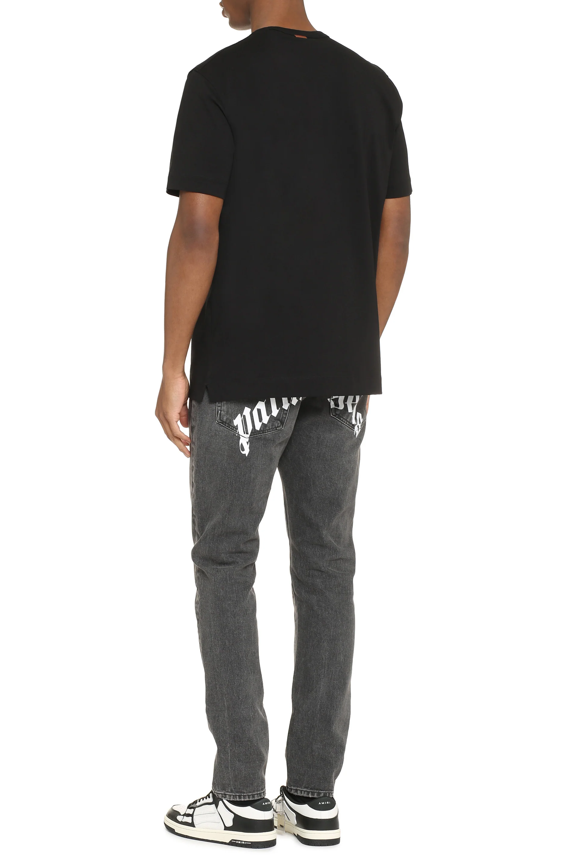 ZEGNA Logo Cotton T-shirt - Image 6
