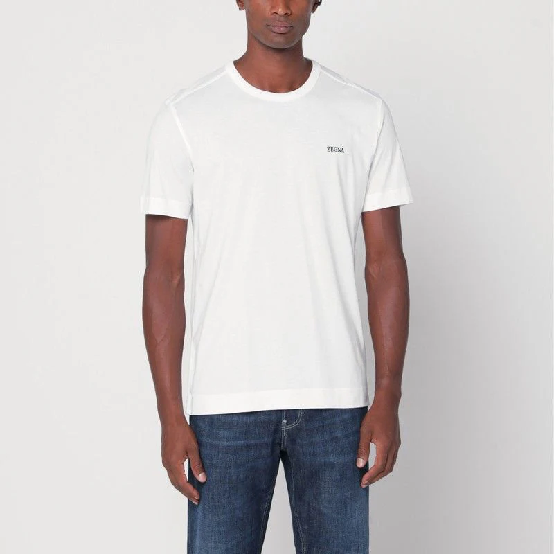 ZEGNA Logo Embroidery T-shirt - Men
