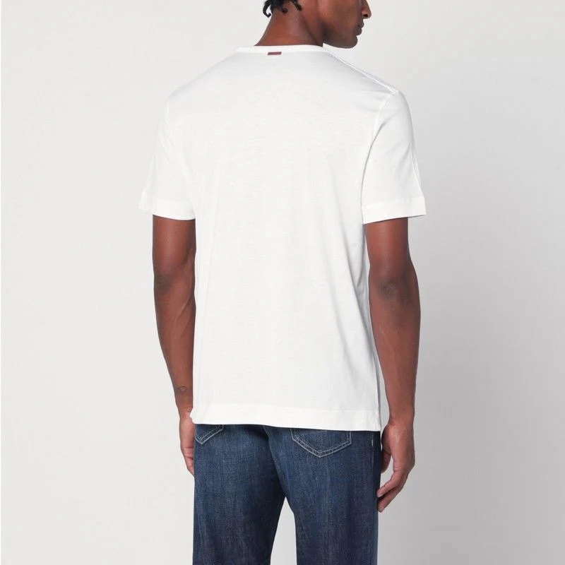 ZEGNA Logo Embroidery T-shirt - Men - Image 2