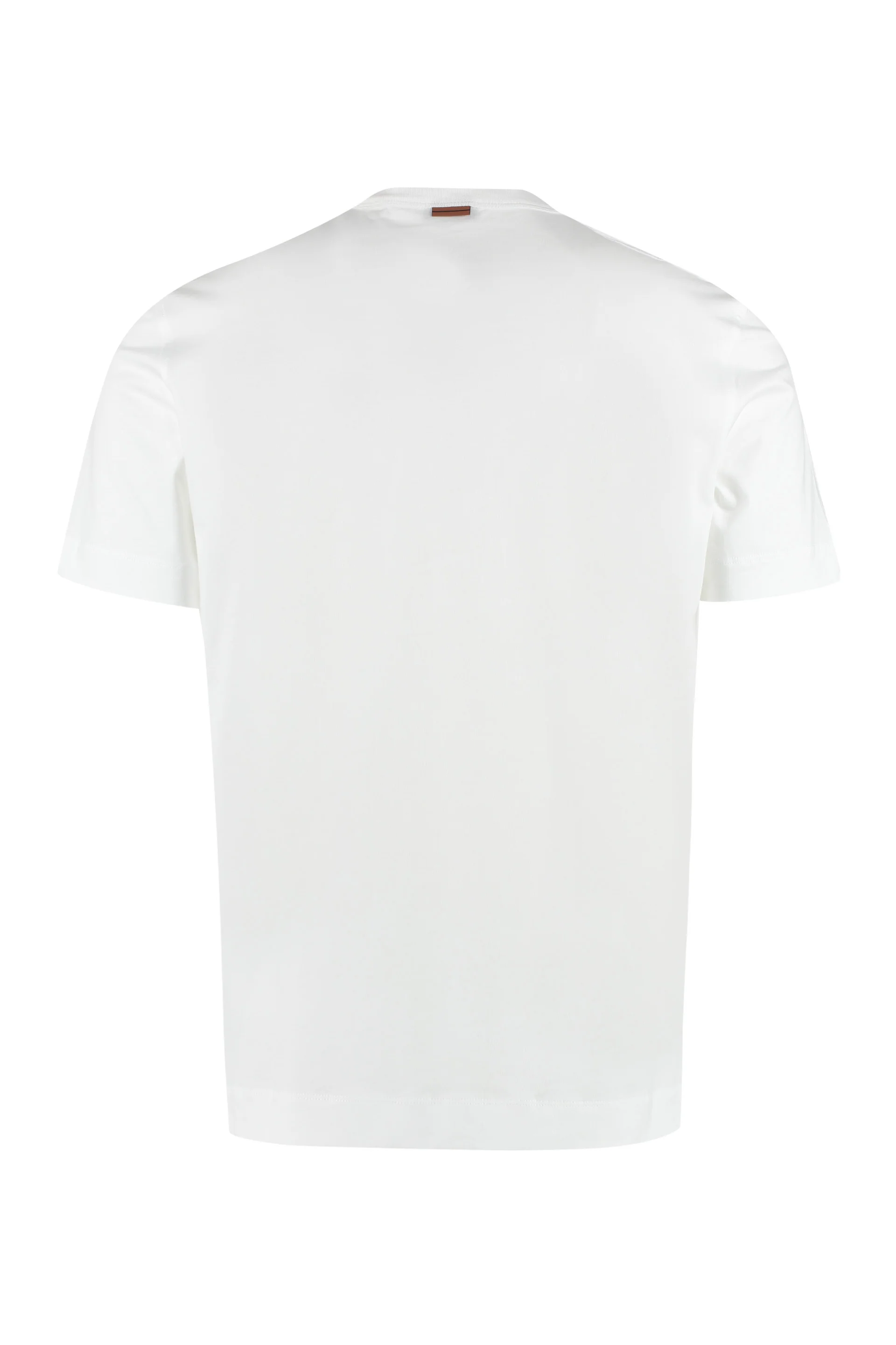 ZEGNA Logo Embroidery T-shirt - Men - Image 4