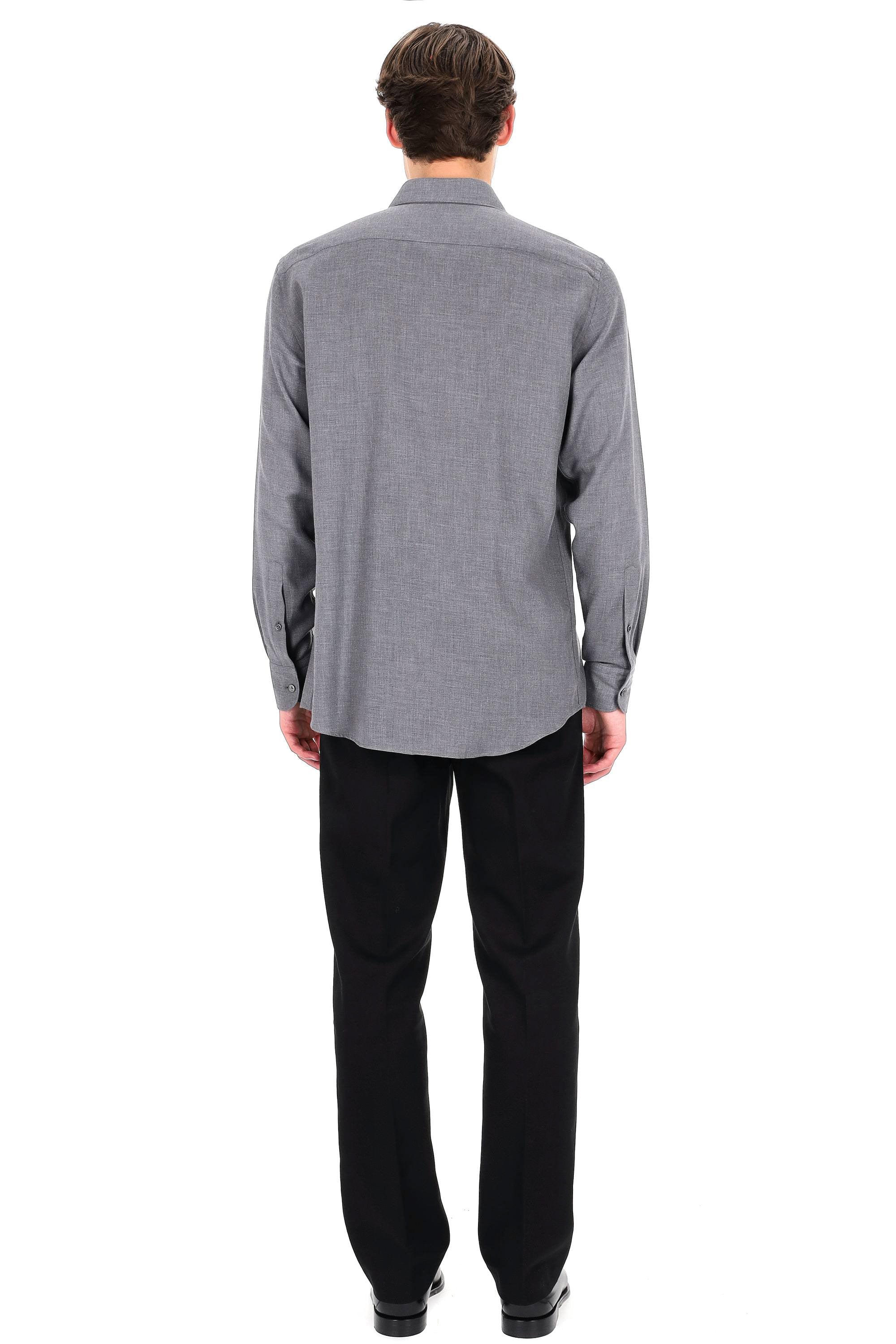 Zegna Men's Tailored Button-Up Shirt - FW25 Collection - Image 4