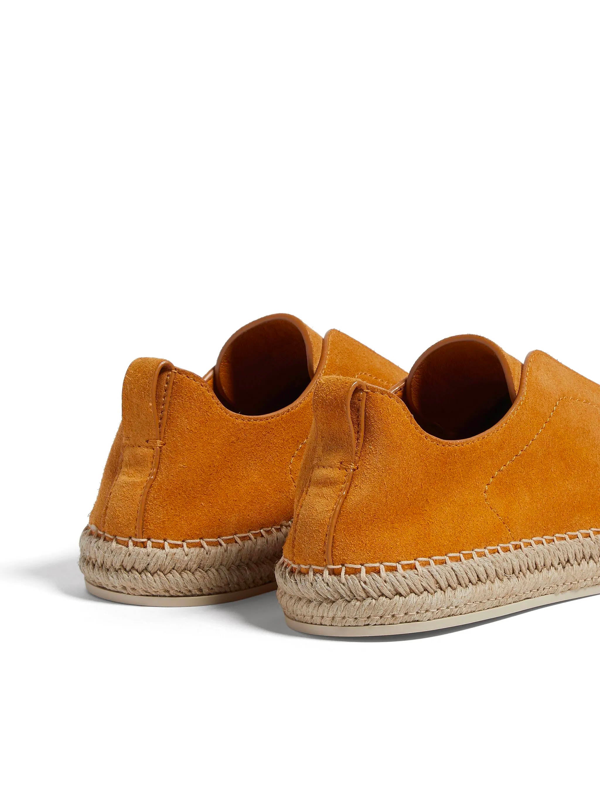 Zegna Premium Tone-on-Tone Suede Sneakers for Men - Image 3