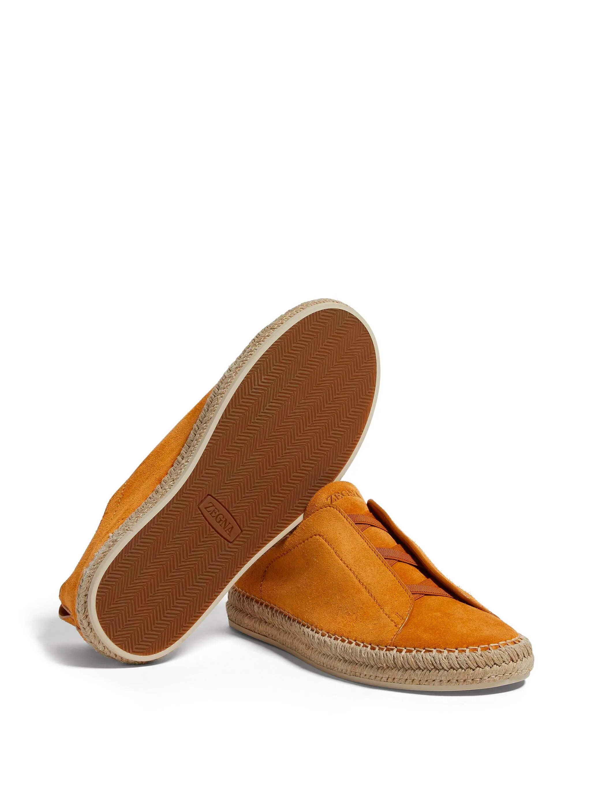 Zegna Premium Tone-on-Tone Suede Sneakers for Men - Image 5