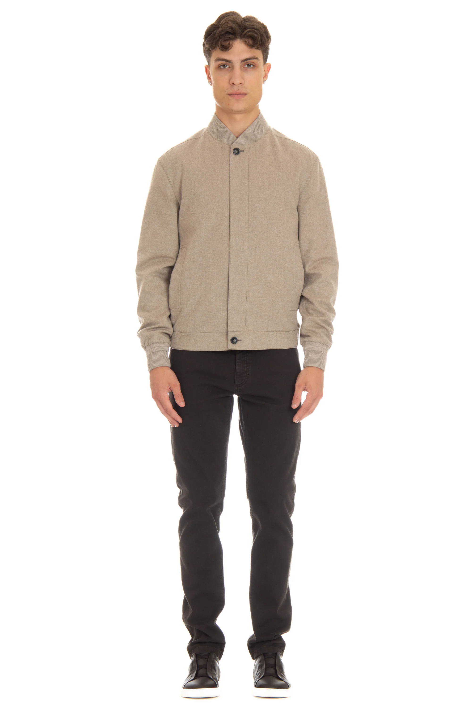Zegna Sophisticated Men's Coat for FW24