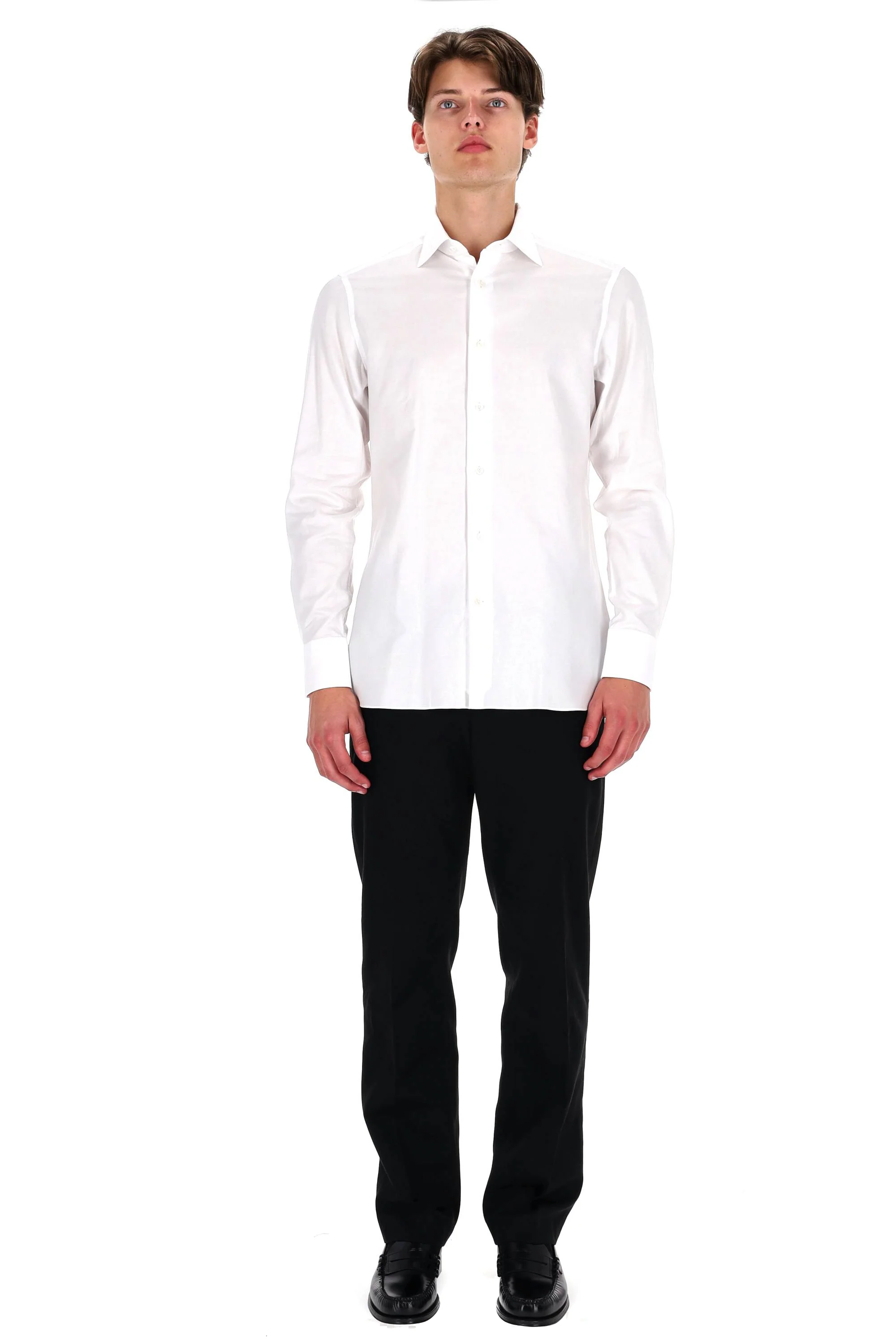 Zegna Stylish Button-Up Shirt for Him - FW25 Collection - Image 2