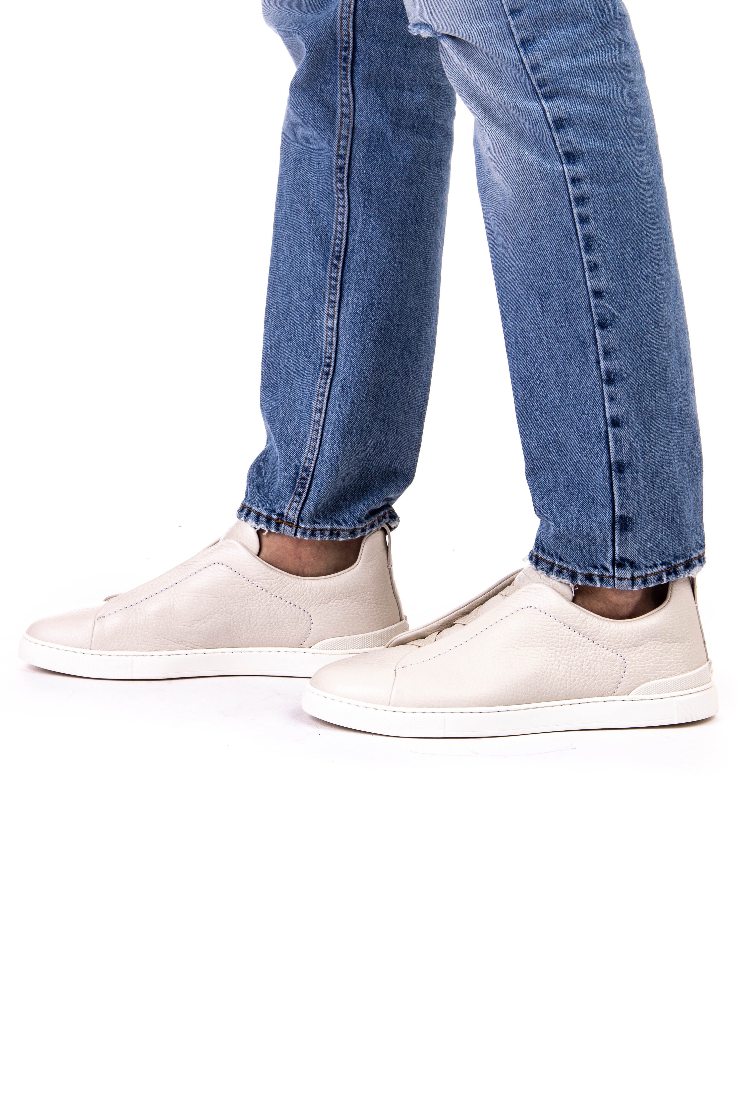 Zegna Triple Stitch™ Low Top Sneakers - Classic Elegance - Image 2
