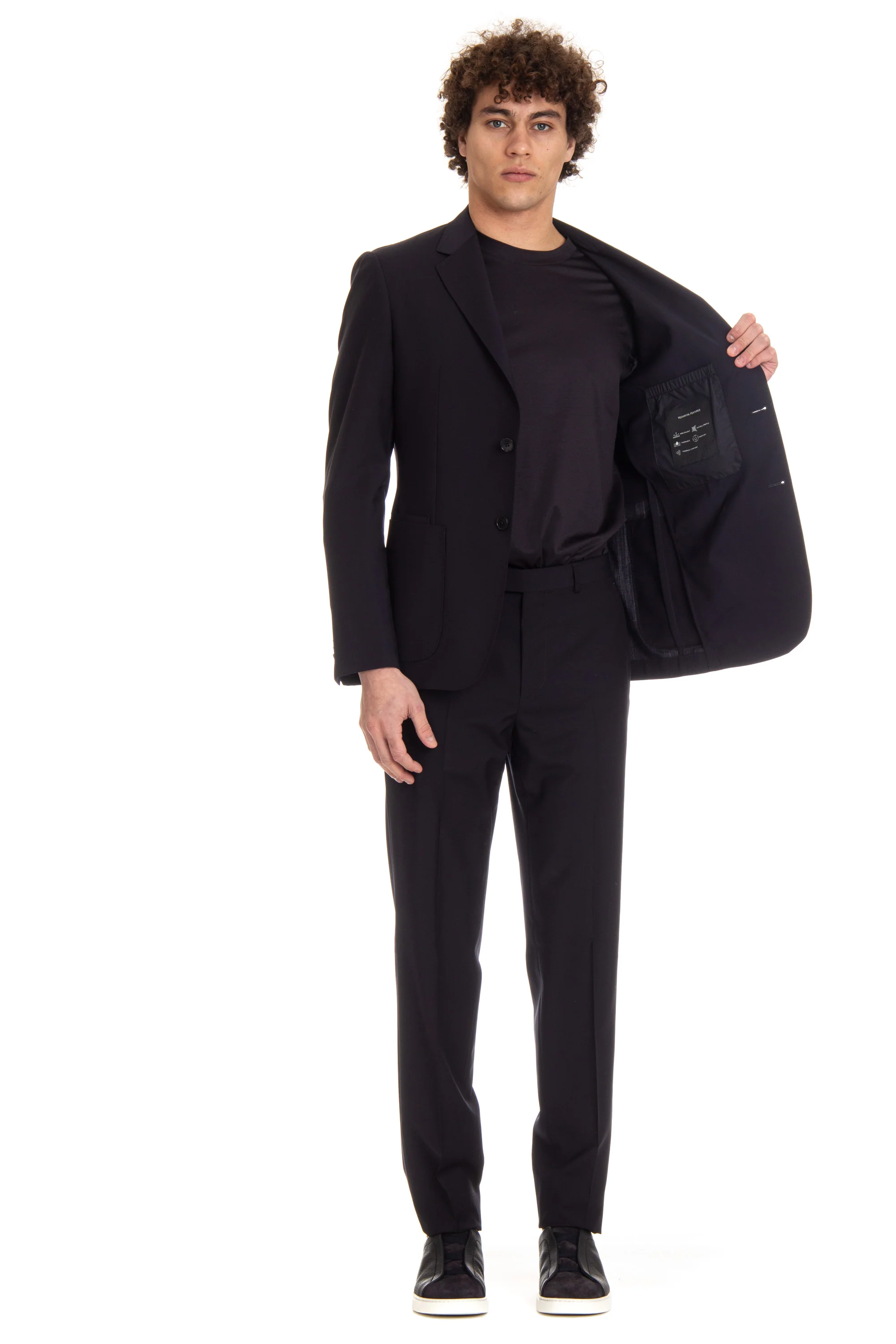 Zegna Unlined Suit in Techmerino™ Fabric for Men - Image 4