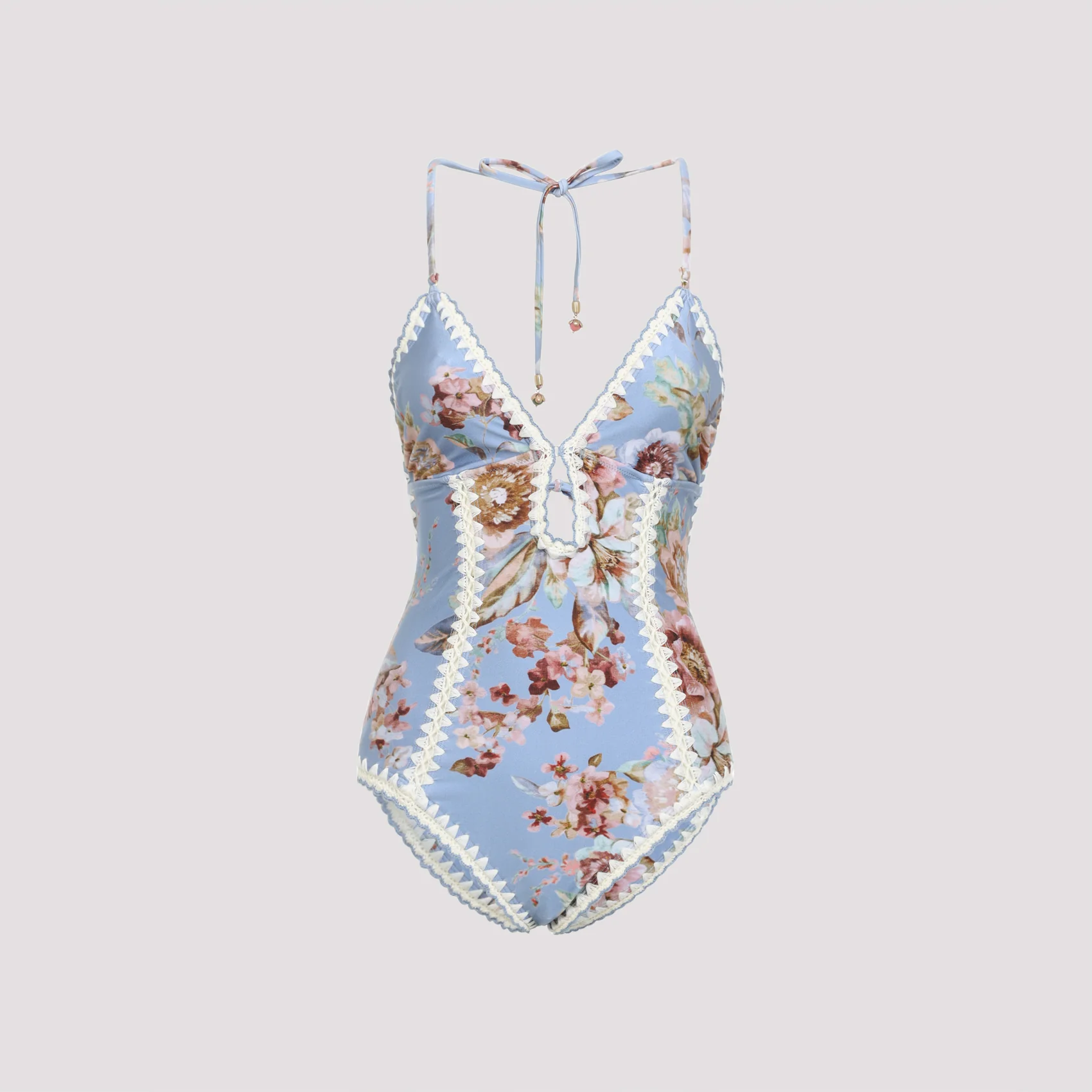 Zimmermann Awaken Crochet Keyhole Mini One-Piece