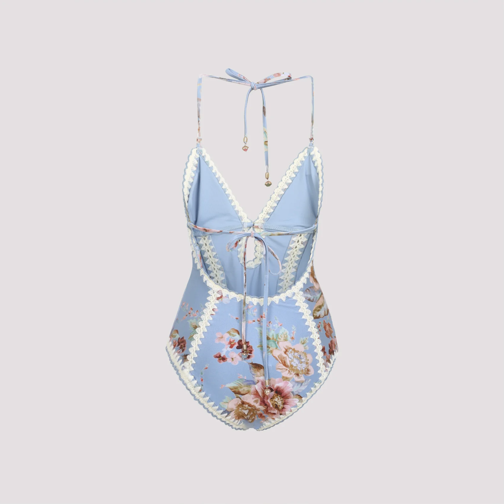 Zimmermann Awaken Crochet Keyhole Mini One-Piece - Image 4