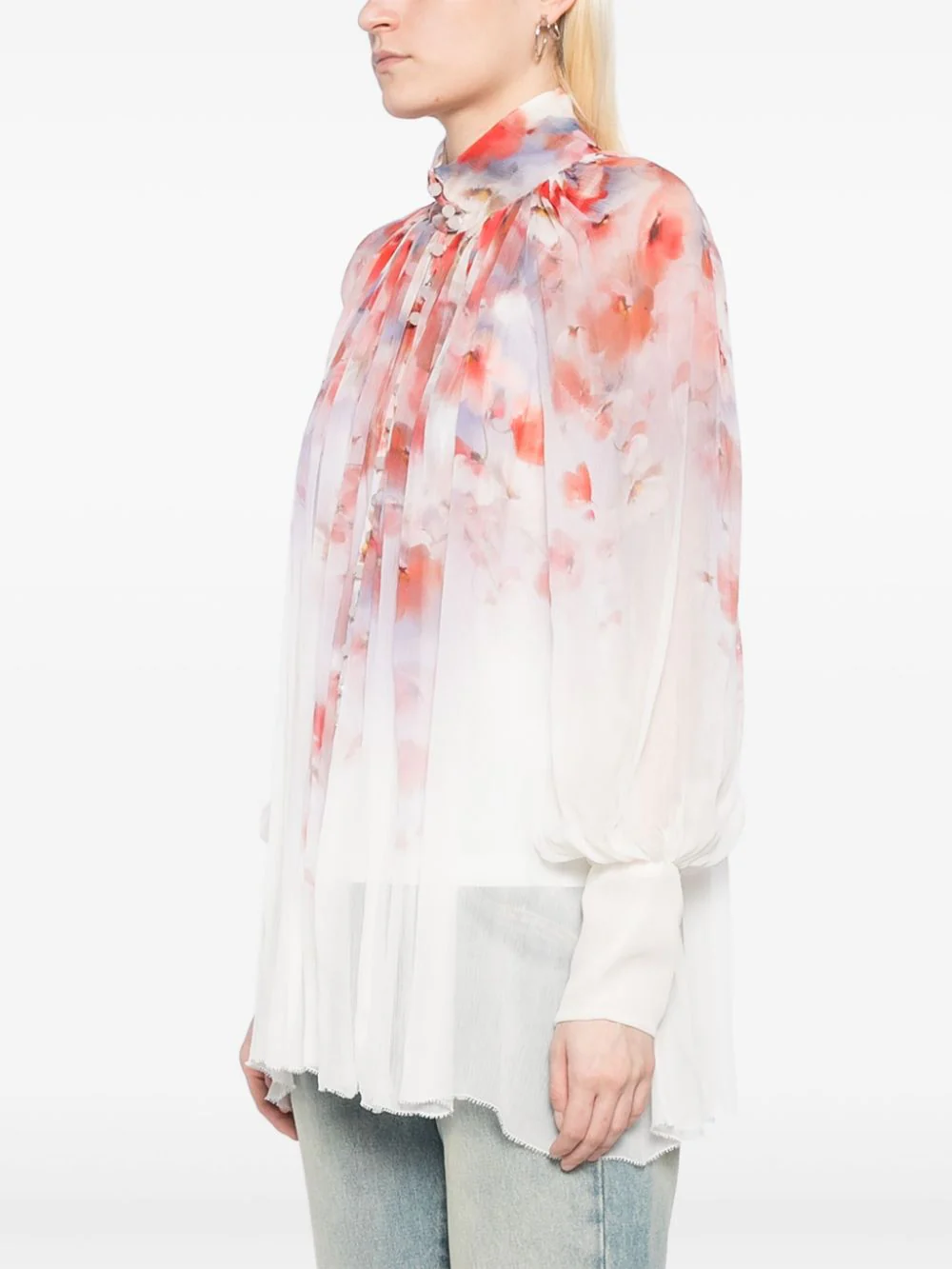 ZIMMERMANN Crush Smock Blouse - Image 3