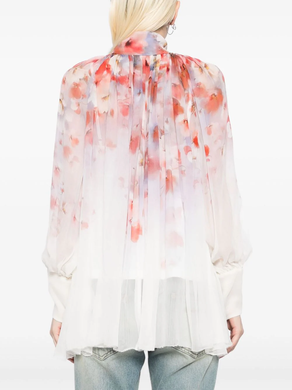 ZIMMERMANN Crush Smock Blouse - Image 4