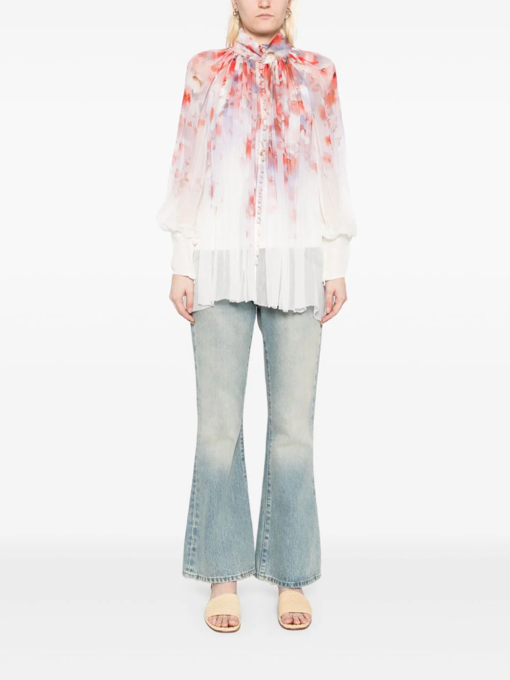 ZIMMERMANN Crush Smock Blouse - Image 5